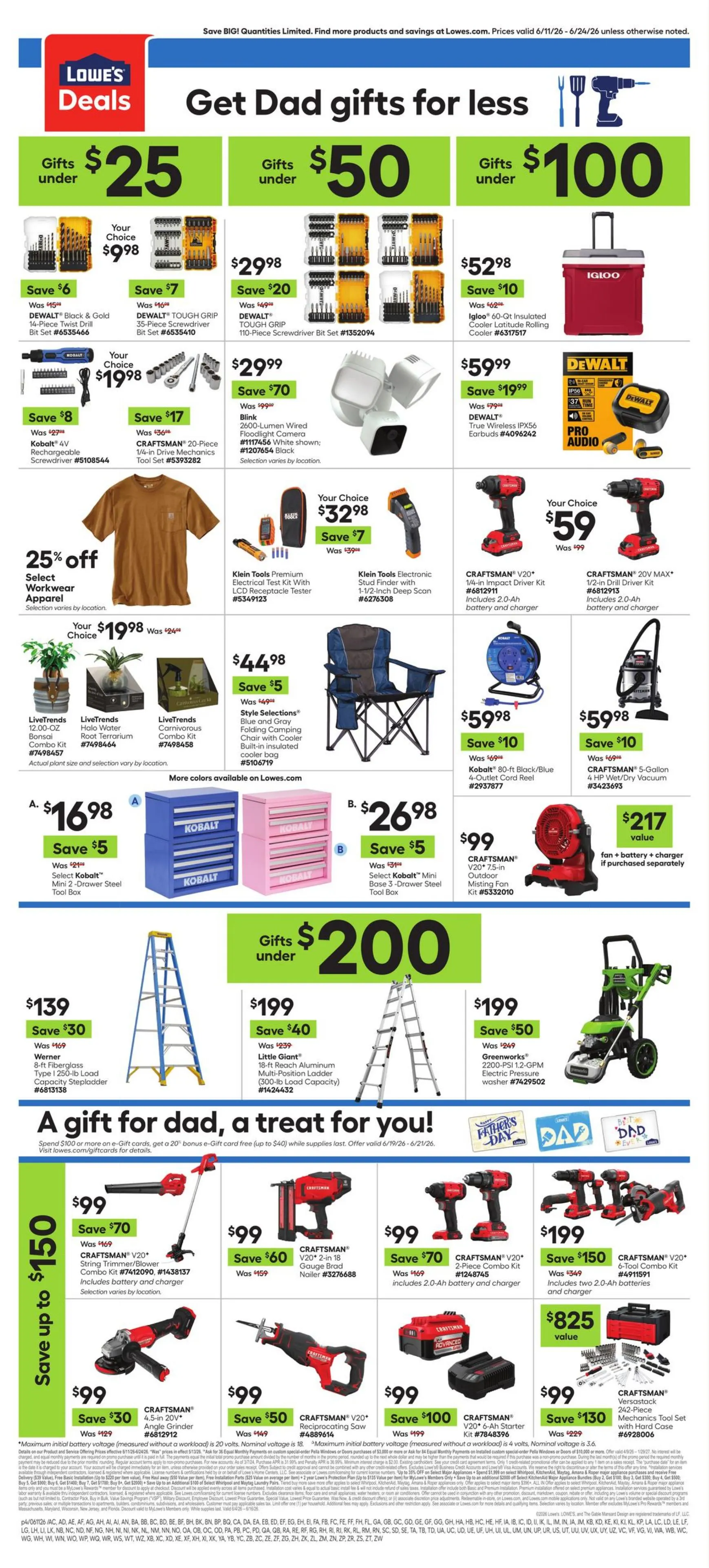 Weekly ad Lowe's Extra Big Deals from June 11 to June 15 2026 - Page 6