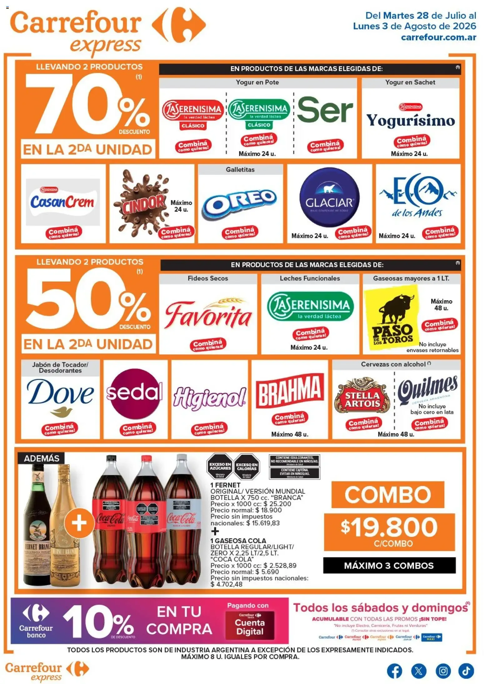 Ofertas de Carrefour Express ofertas || del 28/07/2026 - 03/08/2026 || Promociones 28 de julio al 3 de agosto 2026 - Página 2 del catálogo