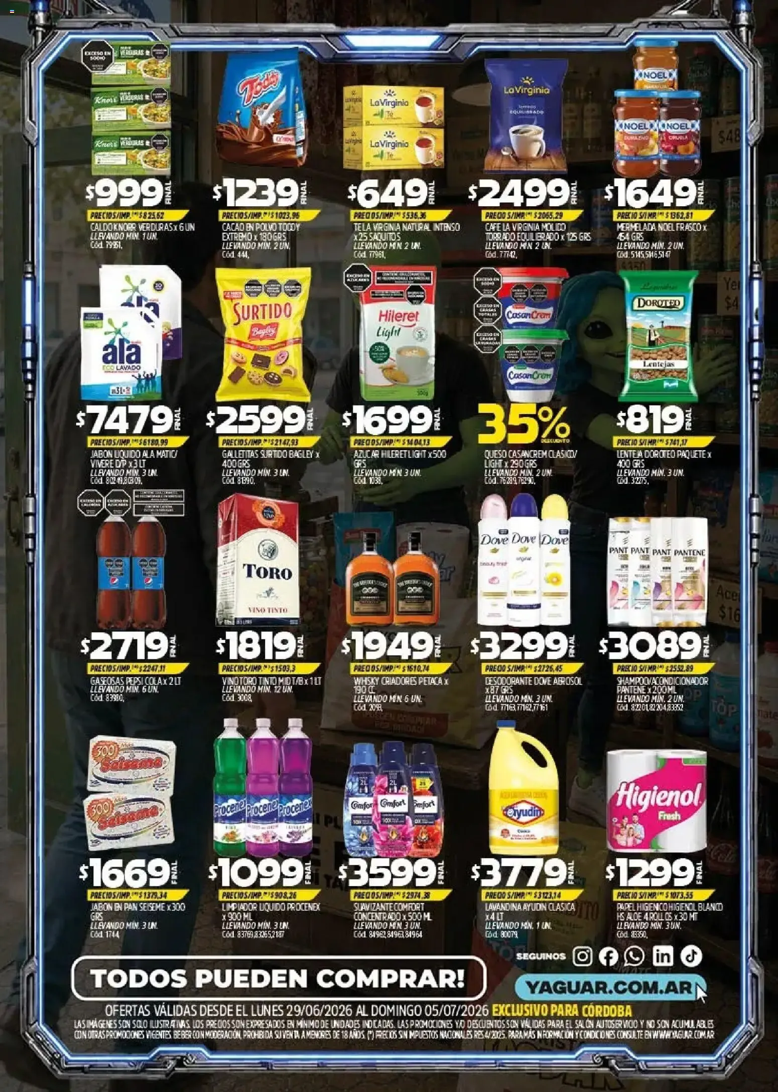 Ofertas de Yaguar - Oferta Semanal Córdoba del 29/06/2026 - 05/07/2026 29 de junio al 5 de julio 2026 - Página 2 del catálogo