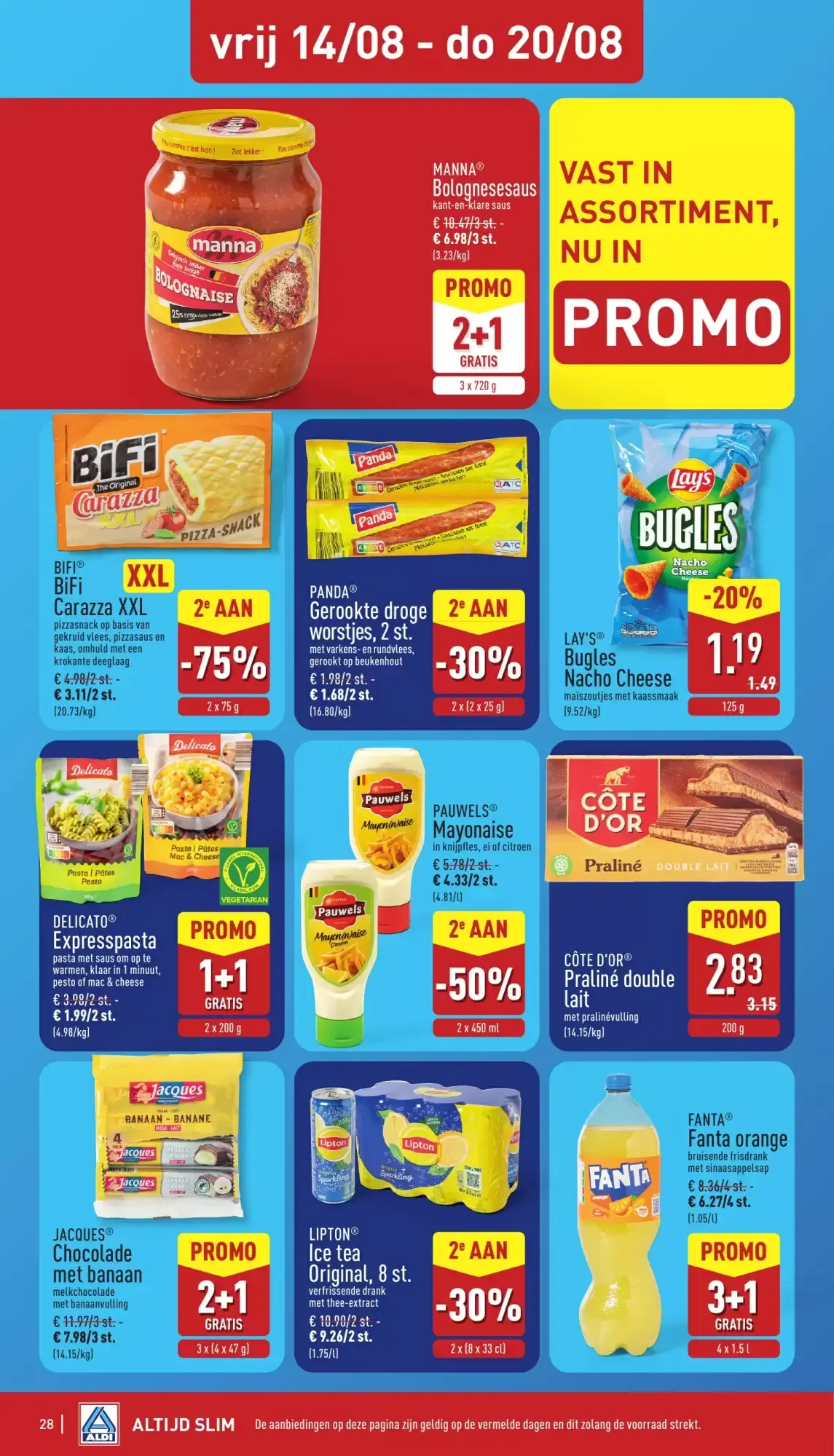ALDI Folder ma 10/08 t.e.m. vrij 14/08 van 10 augustus tot 14 augustus 2026 - folder pagina 28