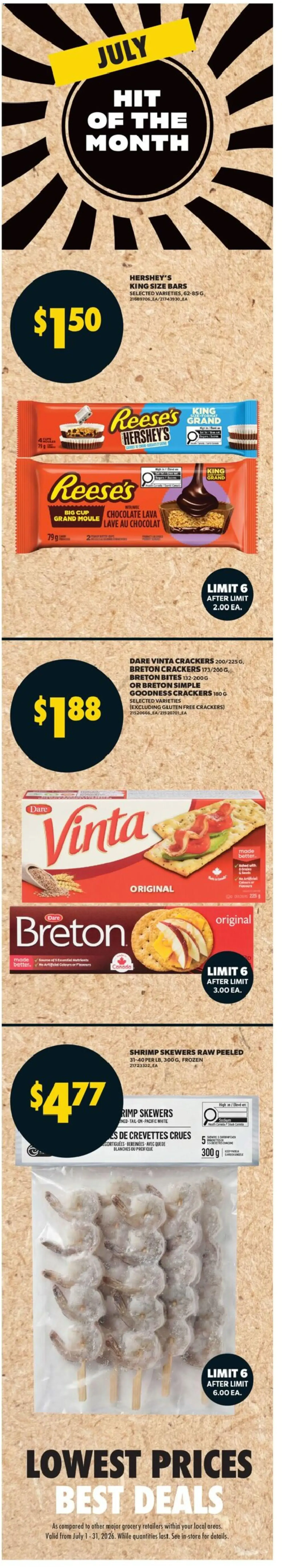 LOOONG WEEKEND. LOOOW PRICES. from July 30 to August 5 2026 - flyer page 6