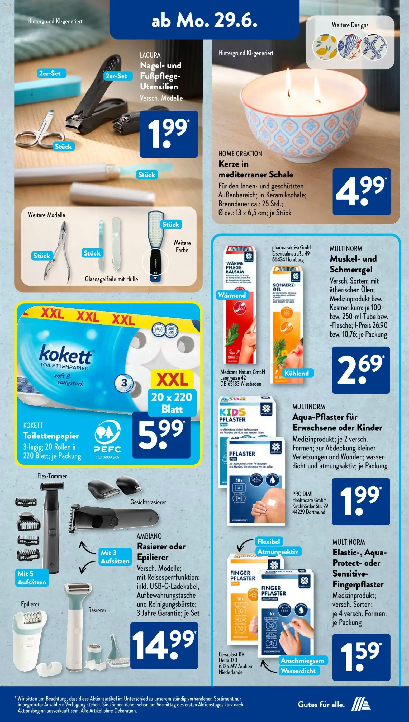 Aldi Süd Tiefpreis-Highlight von 29. Juni bis 4. Juli 2026 - Prospekt seite 12