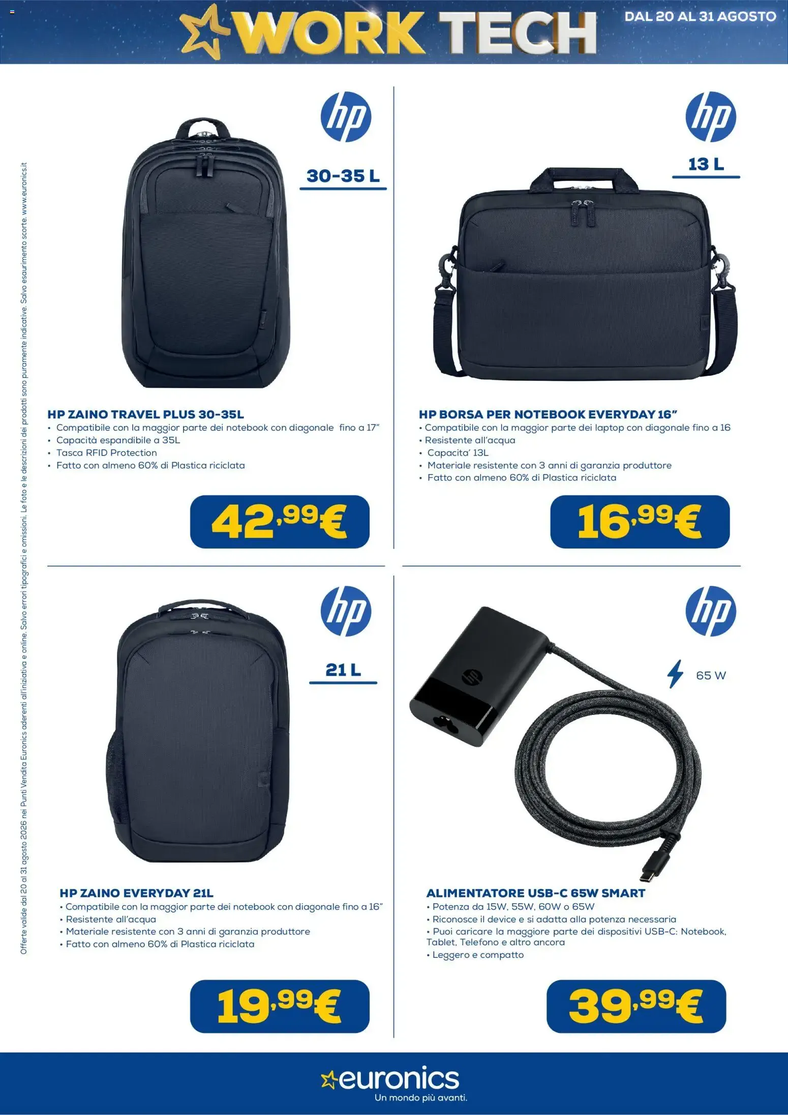 WORK TECH da 20 agosto a 31 agosto di 2026 - Pagina del volantino 20