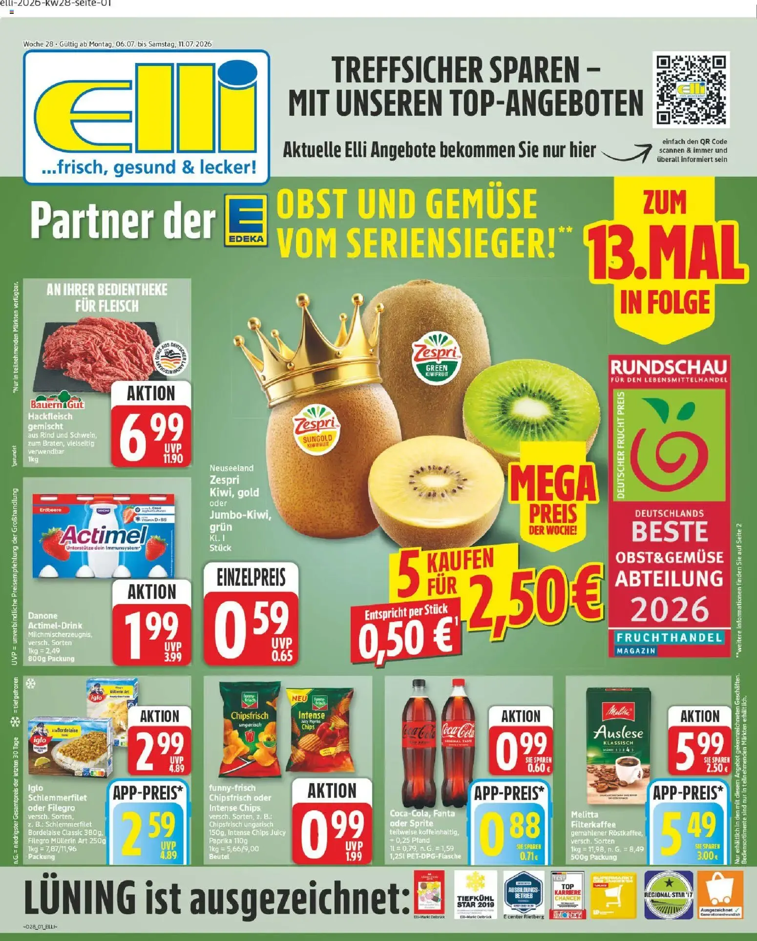 Elli Markt Prospekt vom 06.07.2026 – Angebote online von 6. Juli bis 11. Juli 2026 - Prospekt seite 1