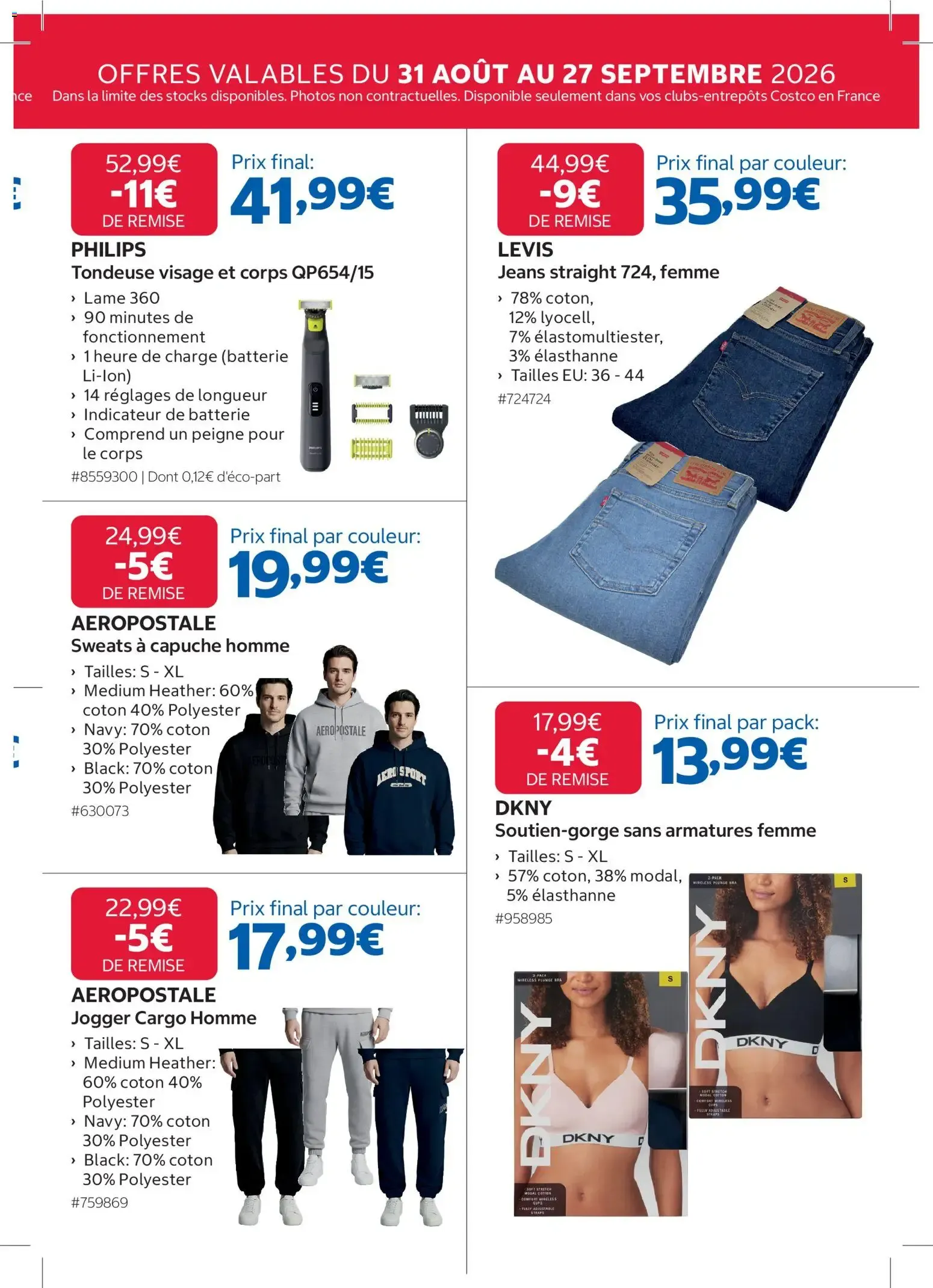 Costco catalogue à partir du 31/08/2026 - promo en ligne du 31 août au 27 septembre 2026 - Catalogue page 3