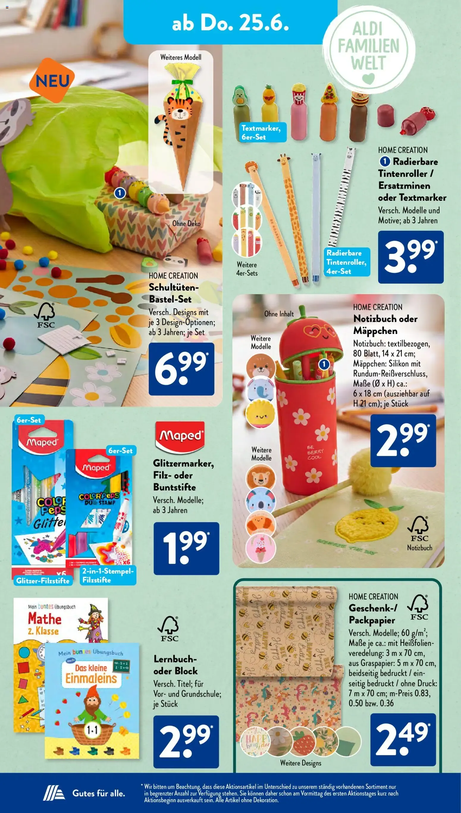 Aldi Süd Prospekt (ab 22.06.2026) zum Blättern von 22. Juni bis 27. Juni 2026 - Prospekt seite 9