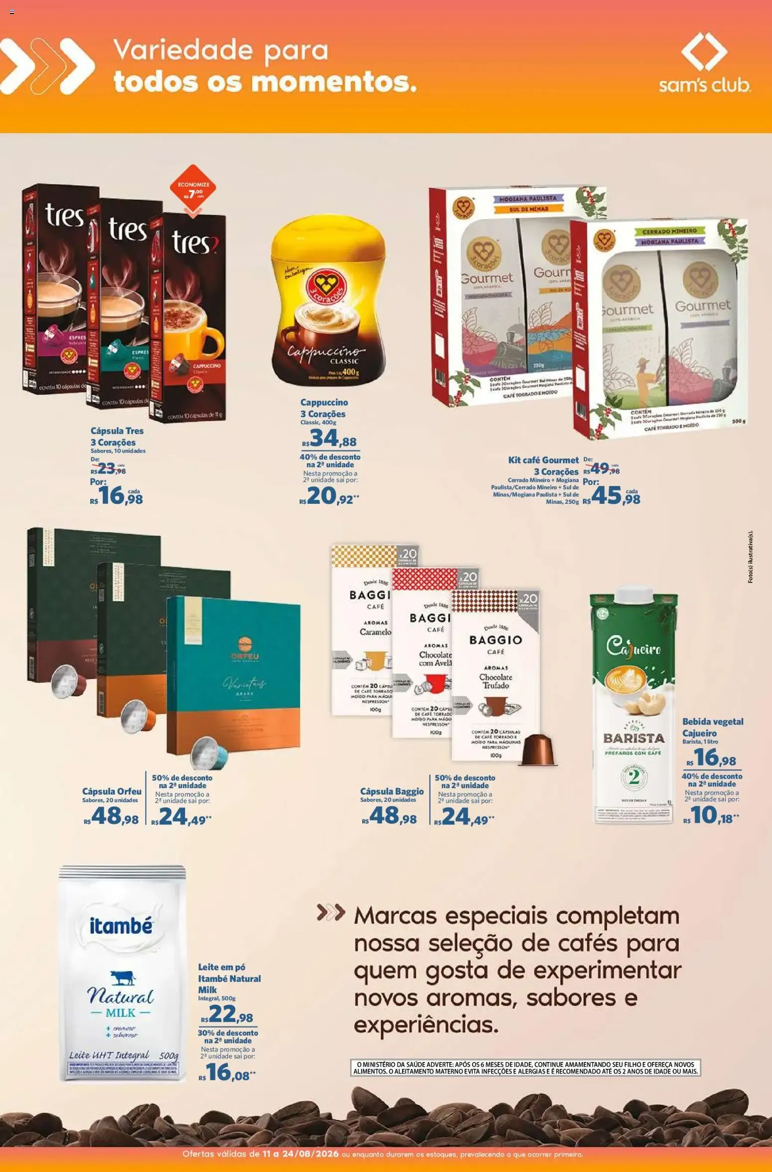 Encarte de Sam's Club ofertas Café de 11/08/2026 | Promoções Online 11 de agosto até 24 de agosto 2026 - Pagina 6