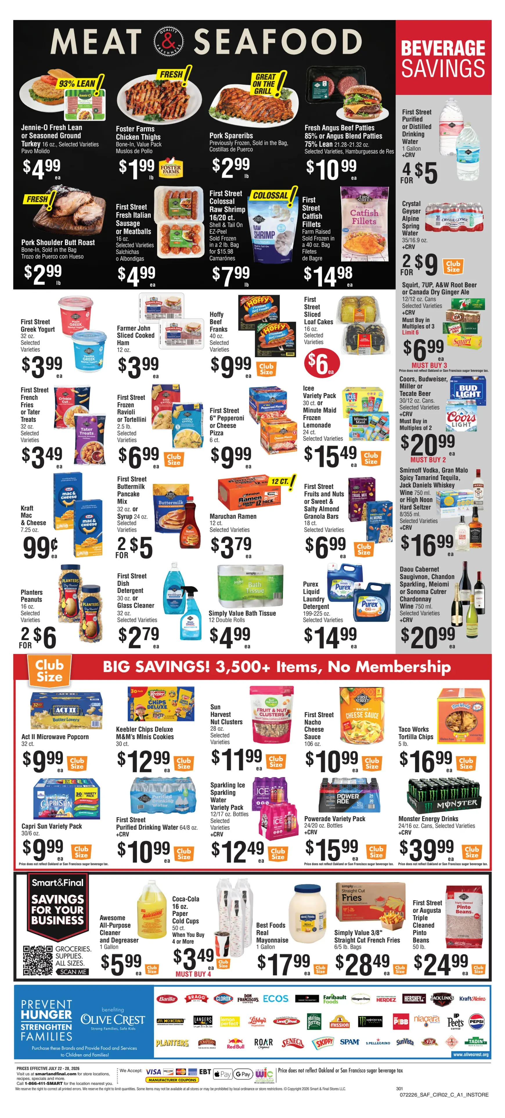 Weekly ad Current Smart & Final leaflet valid from Wednesday 07/22/2026 to Tuesday 07/28/2026 from July 22 to July 28 2026 - Page 3