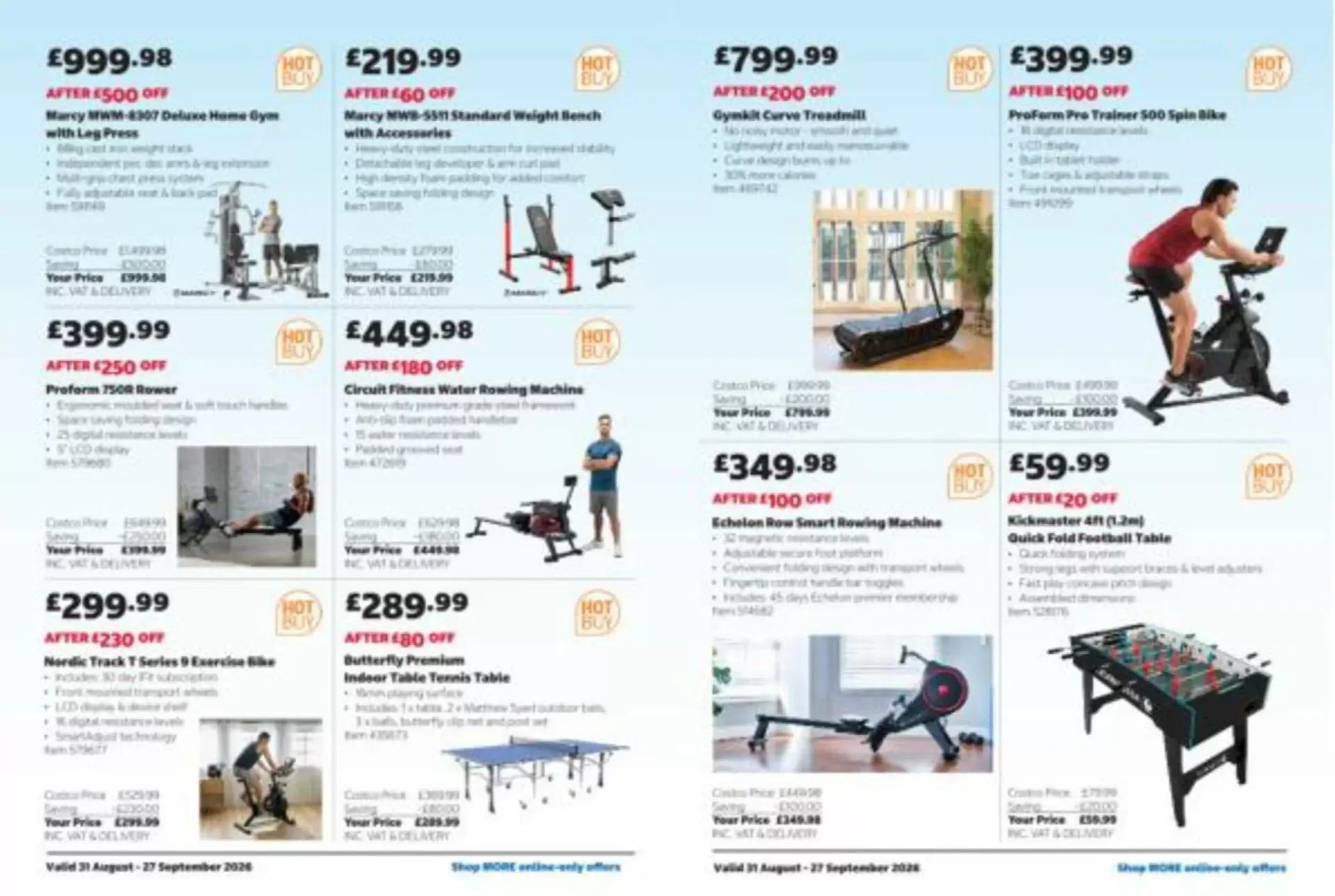 Costco leaflet from 31 August to 27 September 2026 - Catalogue Page 20