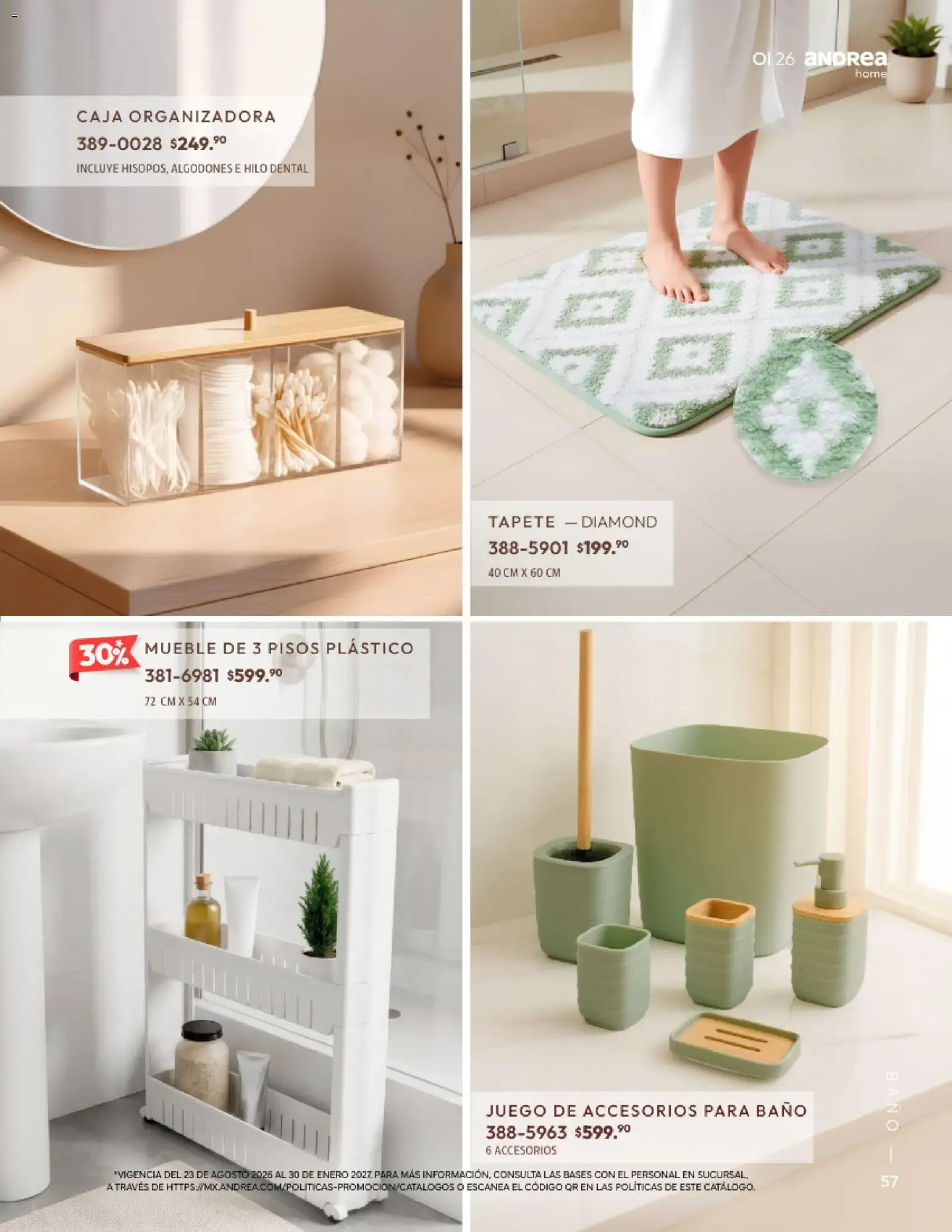 Catálogo de Andrea Home: Otoño - Invierno 2026 1 de septiembre al 31 de diciembre 2026 - Pagina 57
