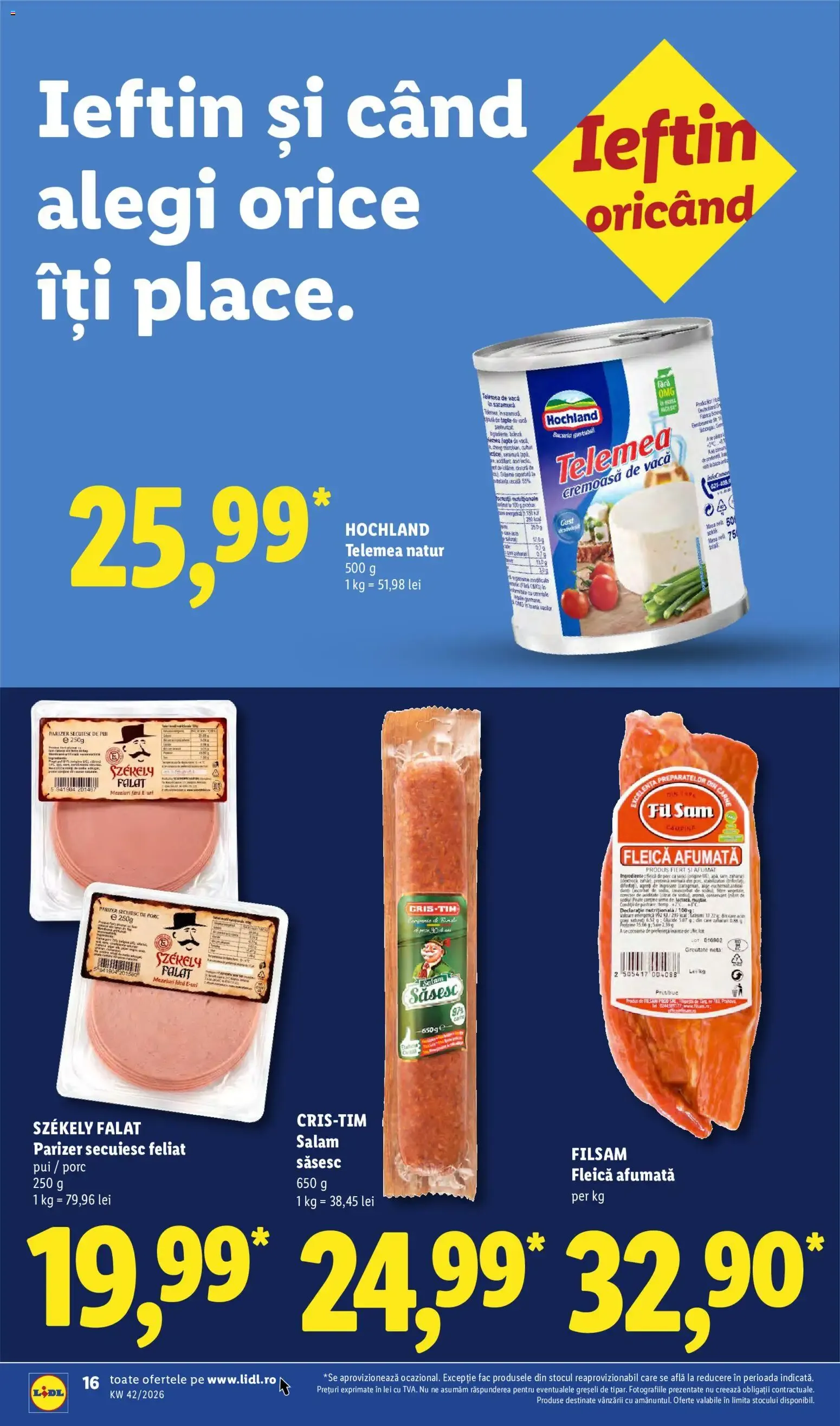 Catalog Catalog LIDL 12.10.2026 - Oferta și Revista online de la 12 octombrie până la 18 octombrie 2026 - Revista Pagina 16