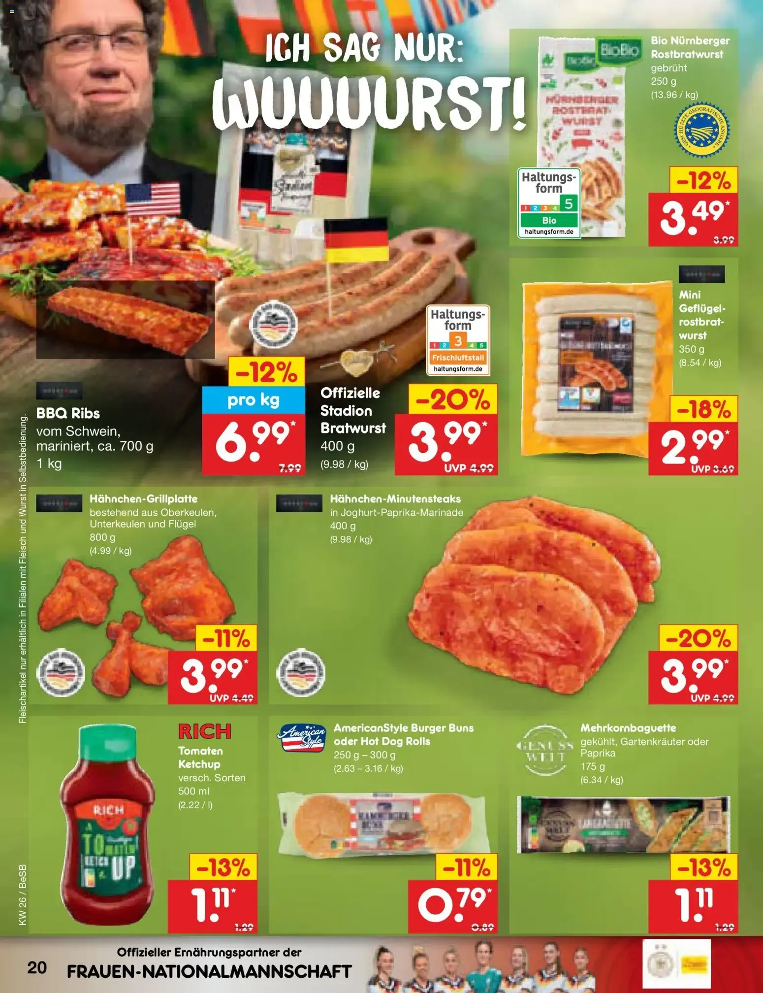 Netto Marken-Discount Prospekt (ab 22.06.2026) » Angebote von 22. Juni bis 27. Juni 2026 - Prospekt seite 26
