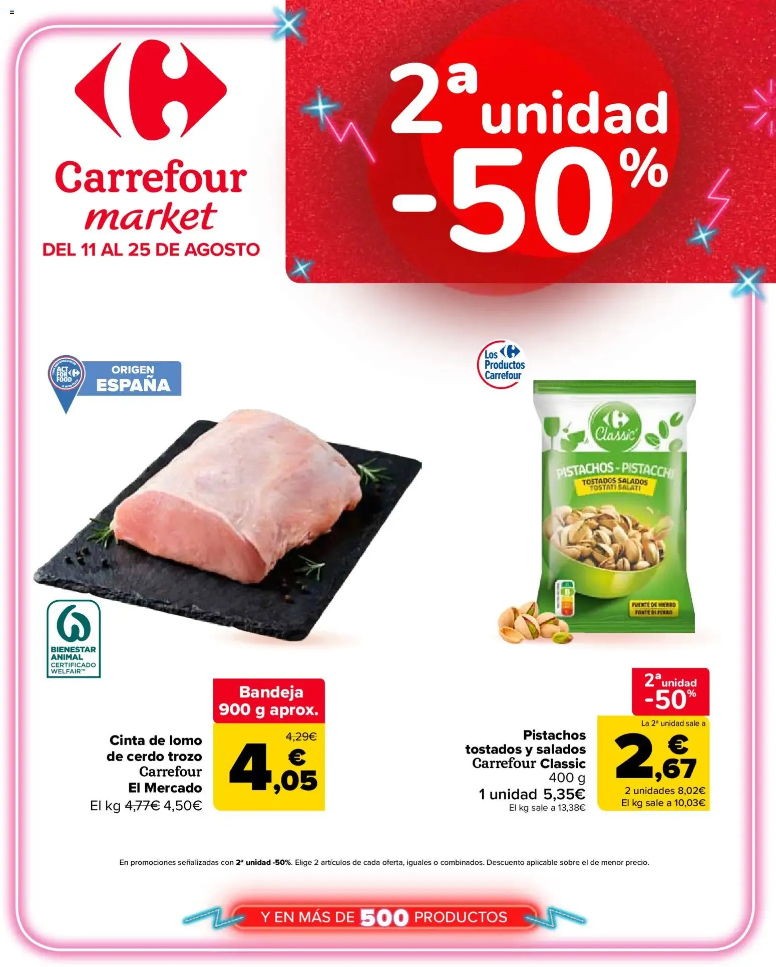 Catálogo de Carrefour Market folleto 11/08/2026 - 25/08/2026 11 de agosto al 25 de agosto 2026 - Página 1