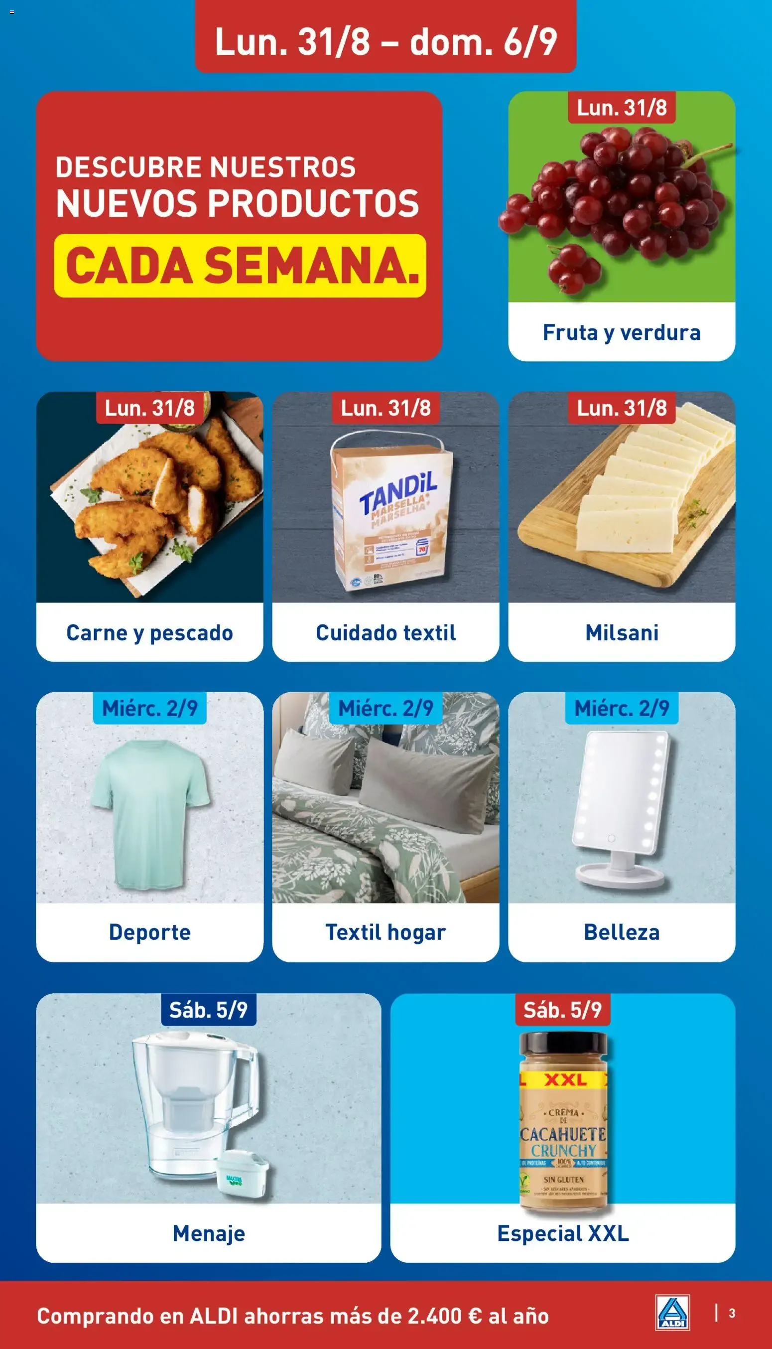 Catálogo de Aldi folleto Baleares del 31/08/2026 | Catálogo 31 de agosto al 6 de septiembre 2026 - Página 3