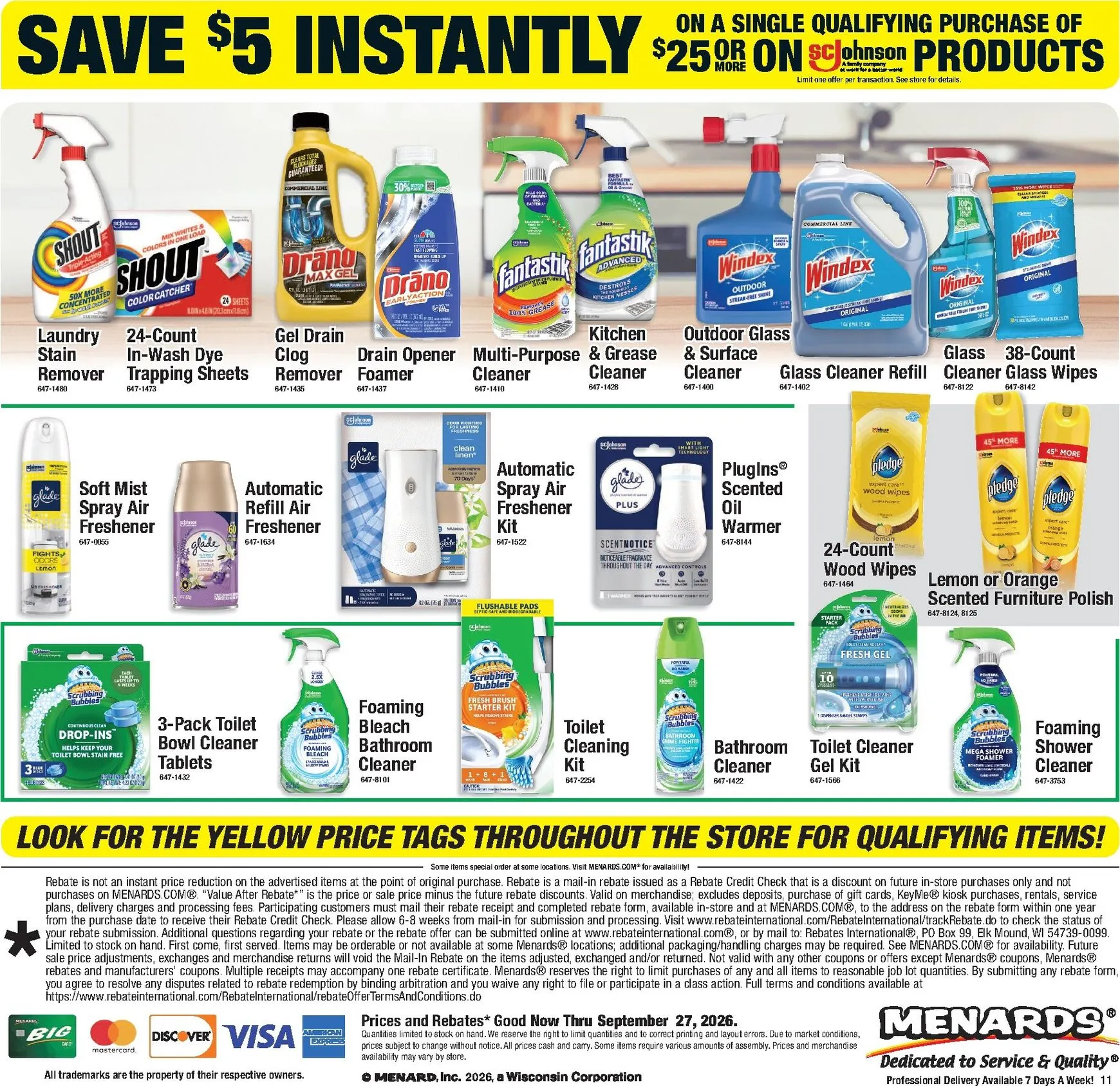 Weekly ad 11% Rebate on Everything! Menards from September 17 to September 27 2026 - Page 16