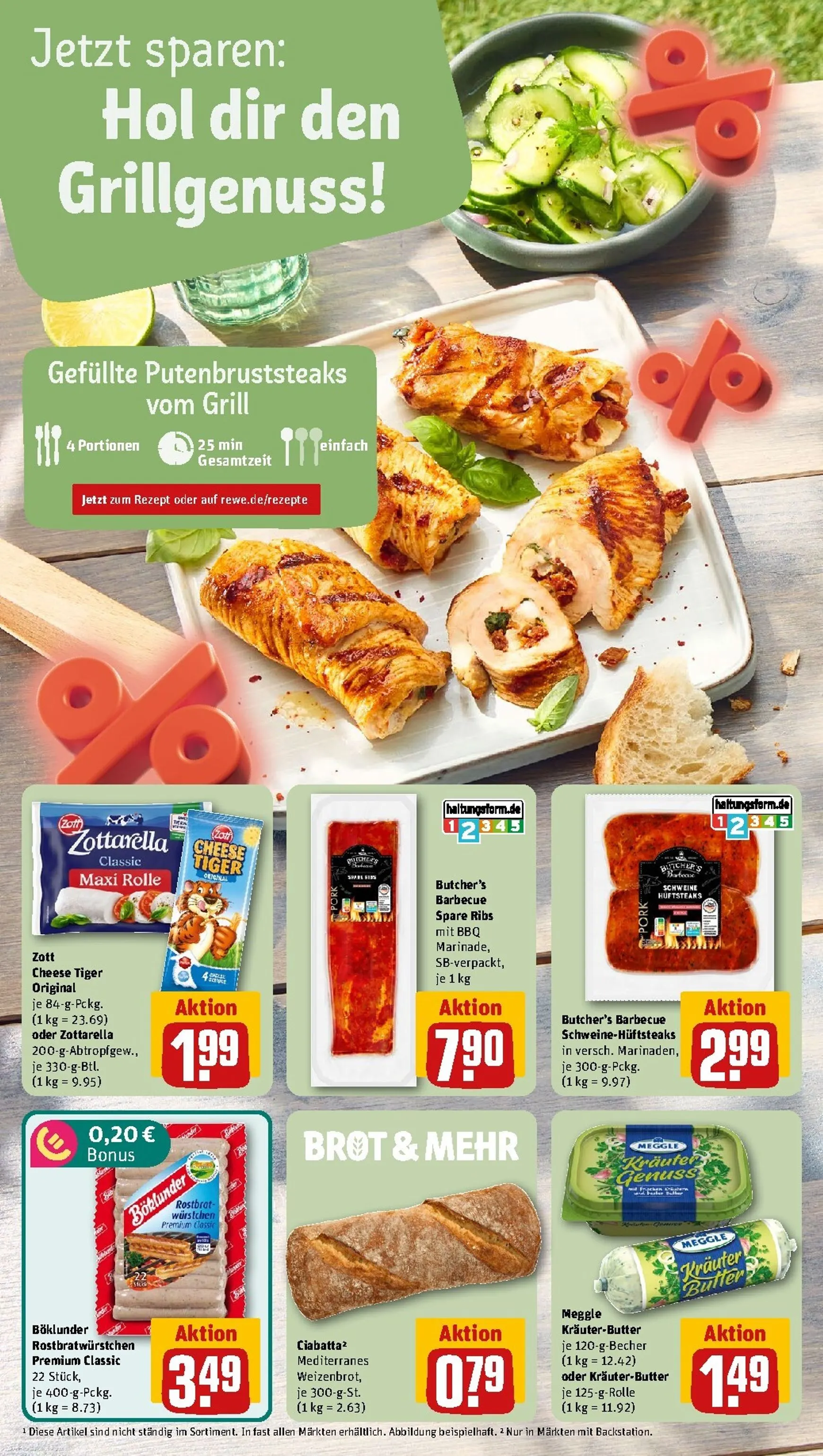 REWE Arina Fester Dein Markt: Mehr Grillen. Mehr sparen. von 3. August bis 9. August 2026 - Prospekt seite 4