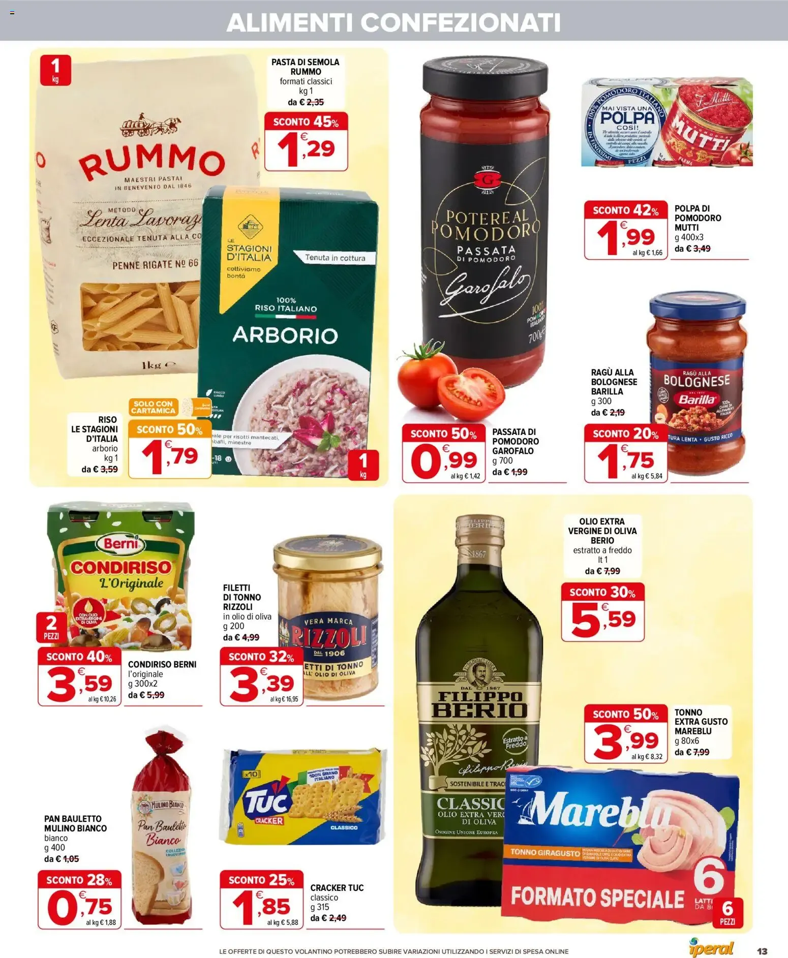 Iperal Supermercati: Un Mare di Sconti da 29 luglio a 18 agosto di 2026 - Pagina del volantino 13
