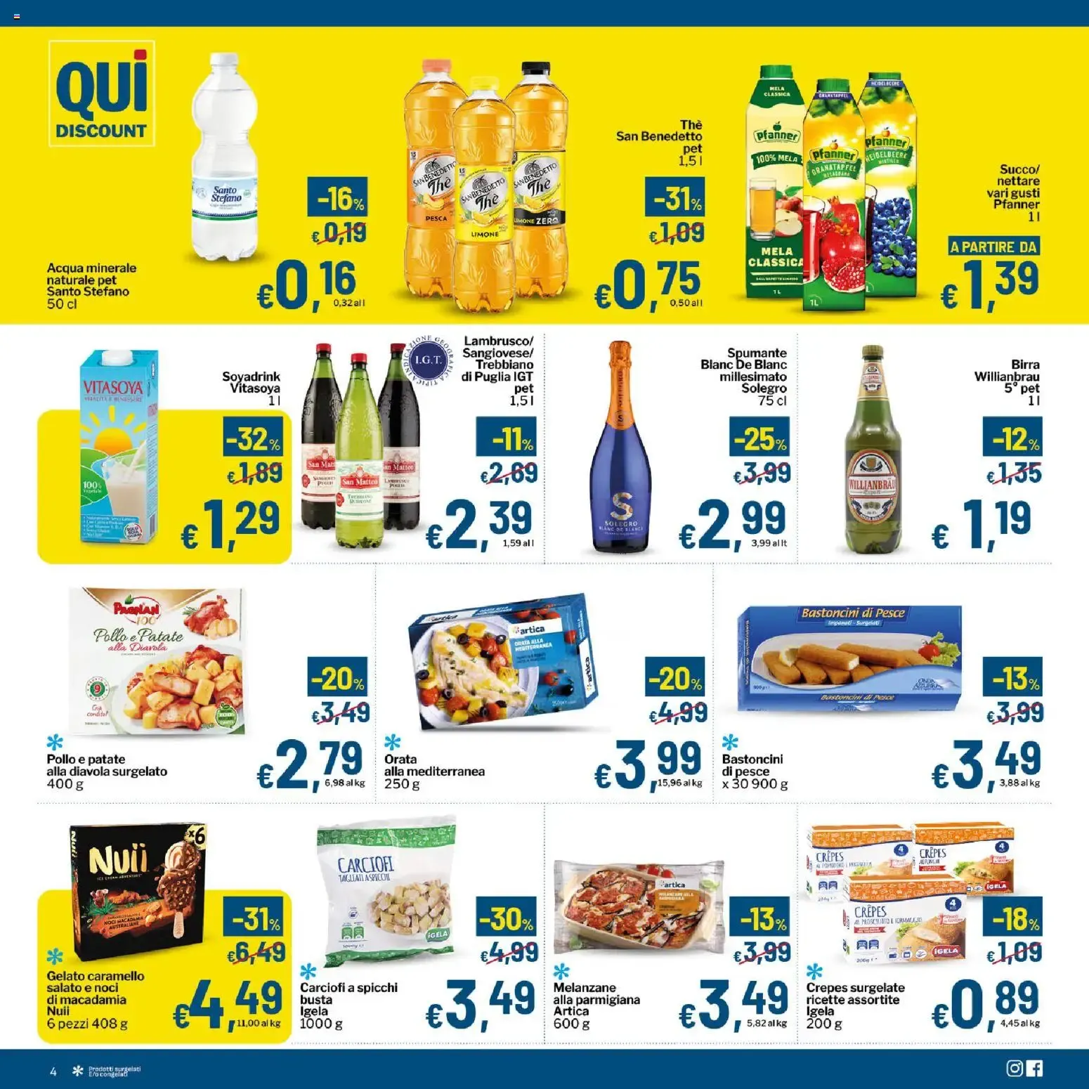 Qui Discount volantino dal 22/09/2026 - online Offerte da 22 settembre a 4 ottobre di 2026 - Pagina del volantino 4