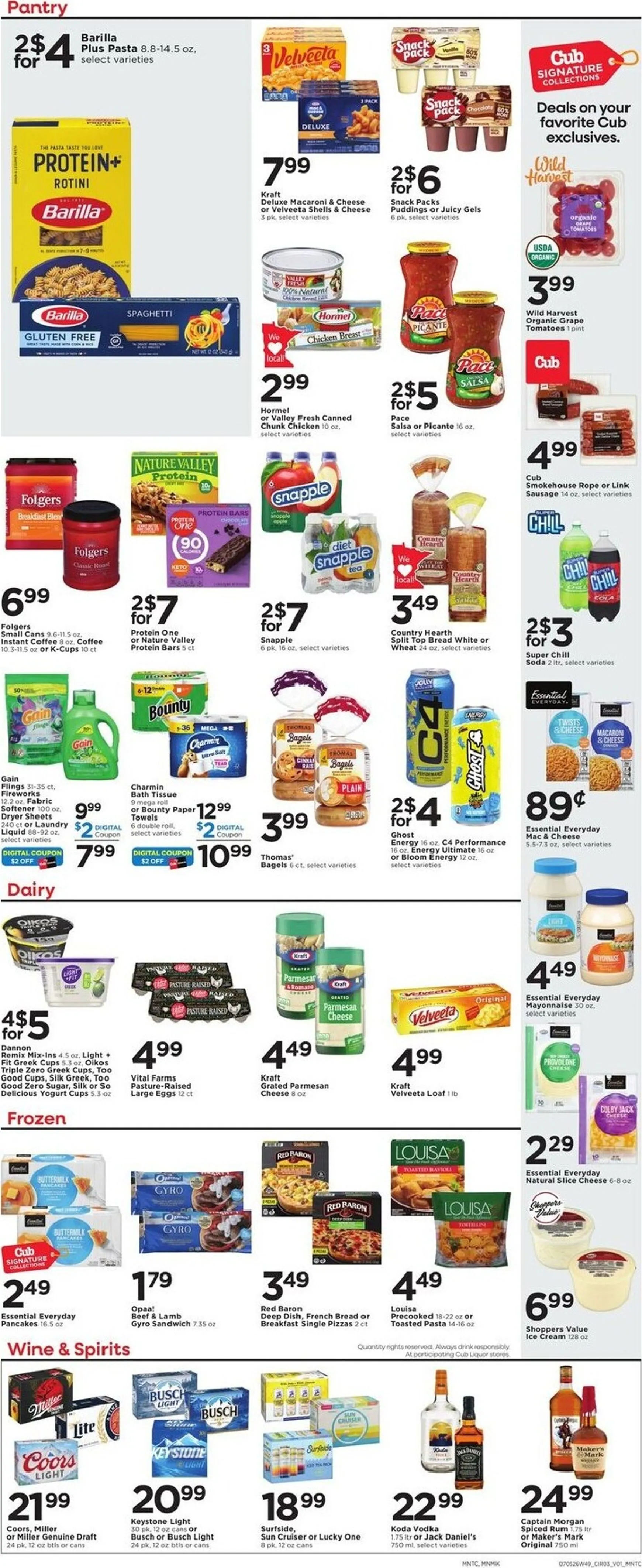 Weekly ad Current Cub leaflet valid from Sunday 07/05/2026 to Saturday 07/11/2026 from July 5 to July 11 2026 - Page 3