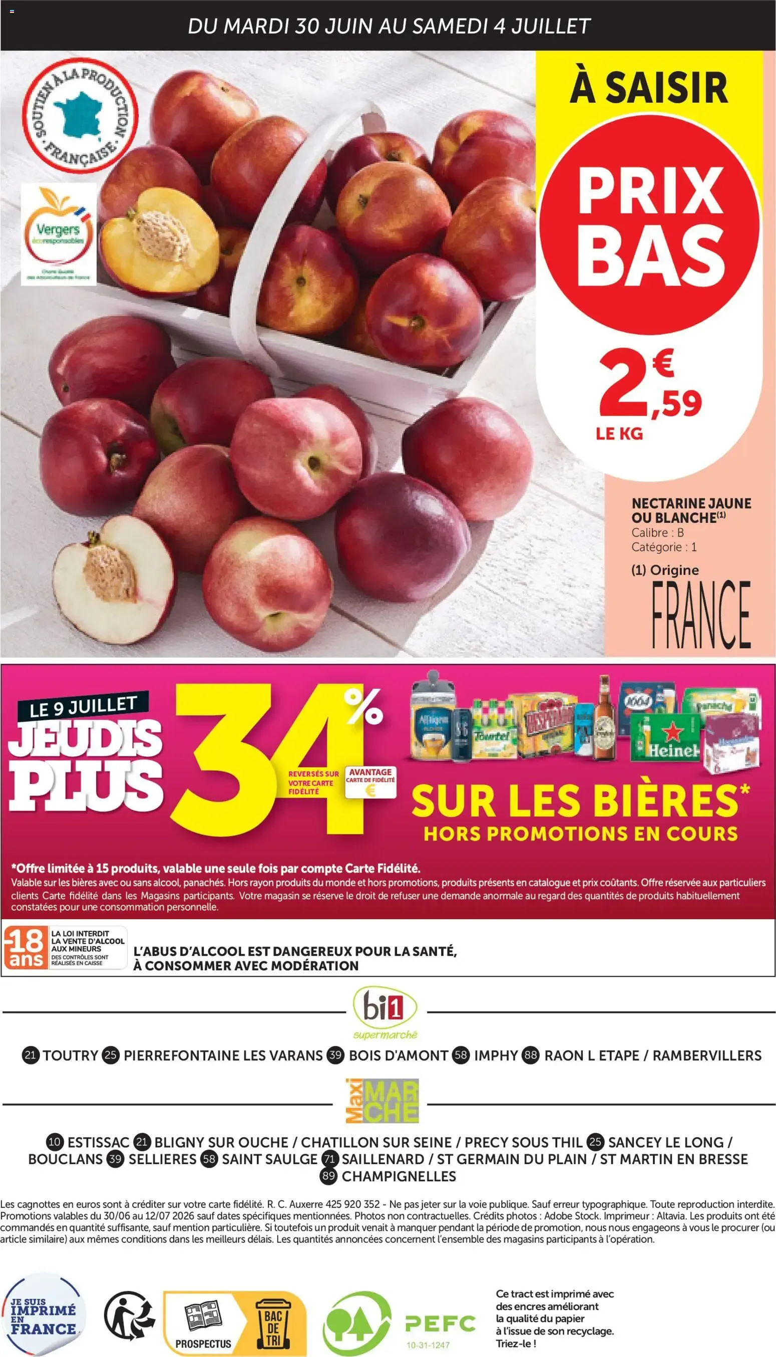 bi1 Catalogue maxi marché à partir du 30/06/2026 - promo en ligne du 30 juin au 12 juillet 2026 - Catalogue page 12