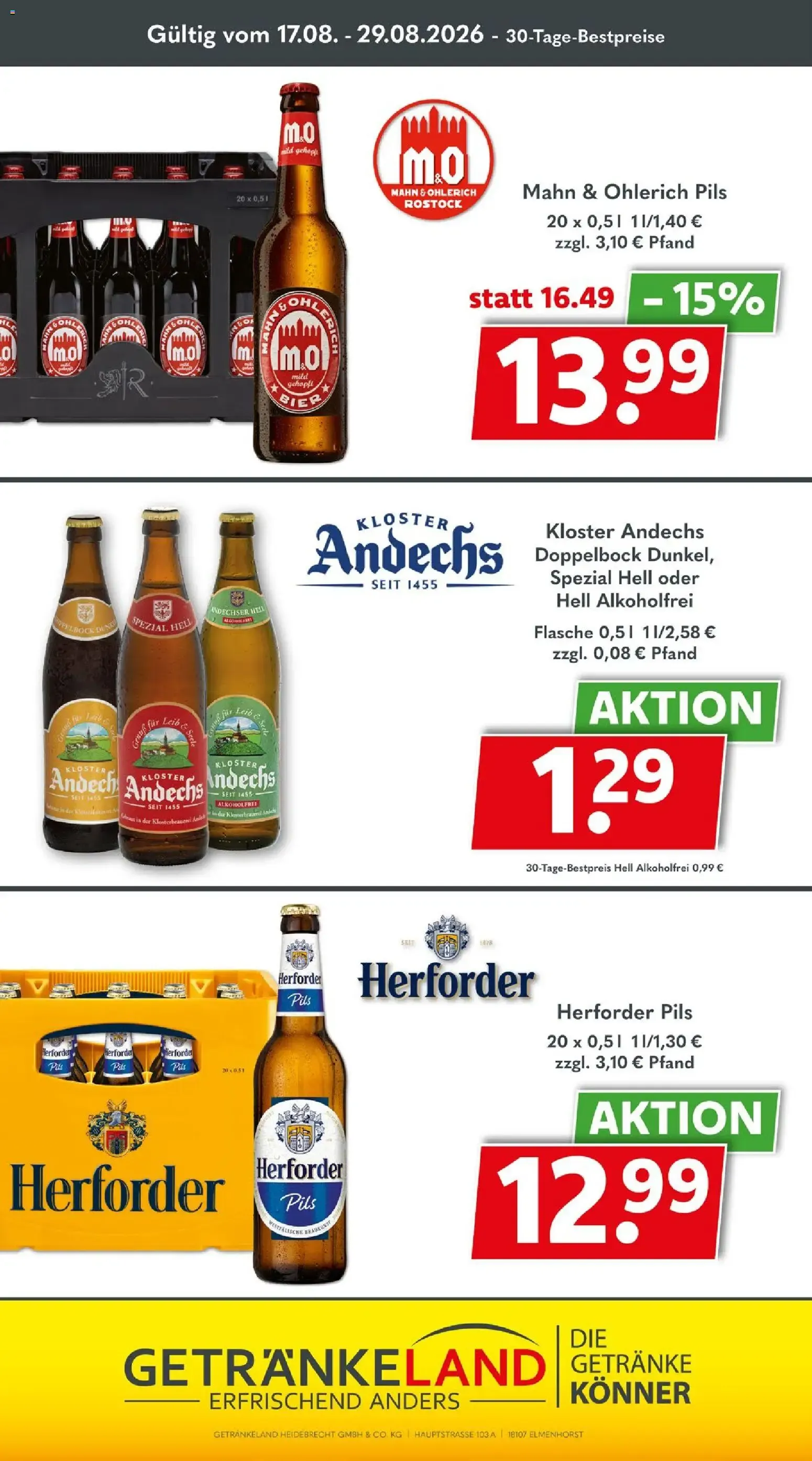 Getränkeland Jubelpreise von 17. August bis 29. August 2026 - Prospekt seite 10