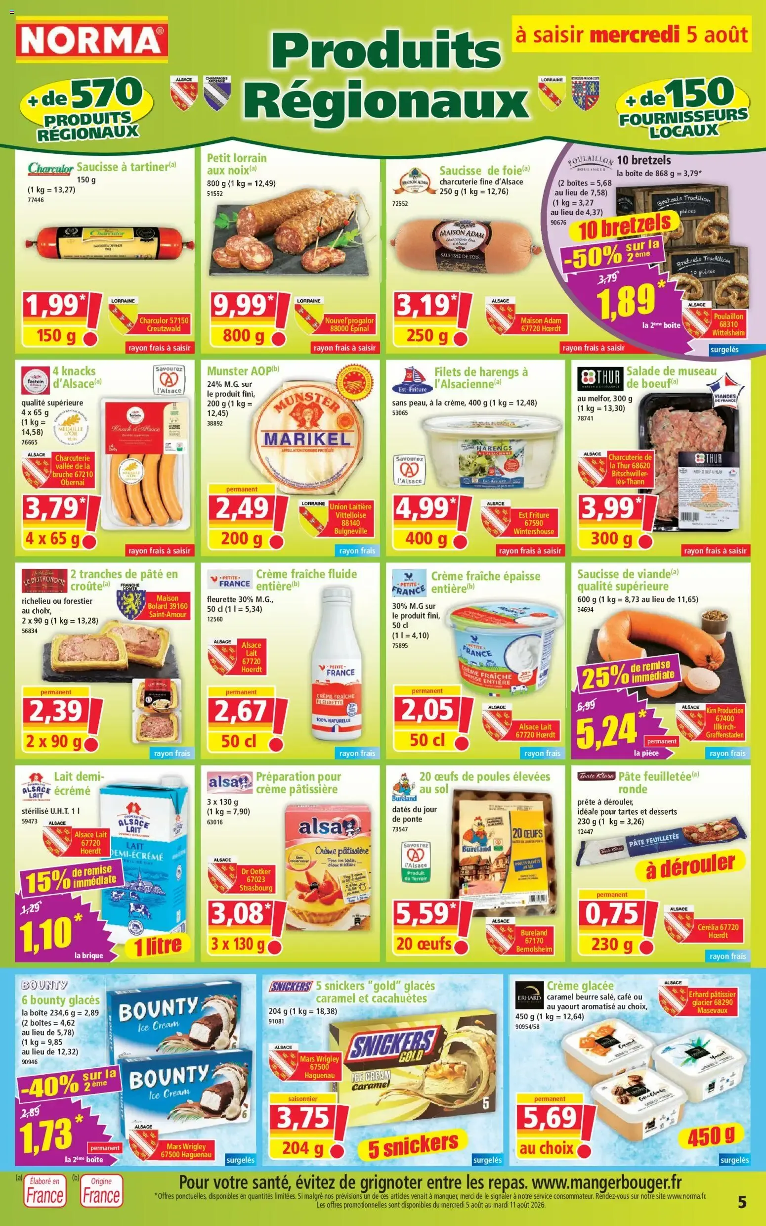 Norma catalogue à partir du 05/08/2026 - promo en ligne du 5 août au 11 août 2026 - Catalogue page 5