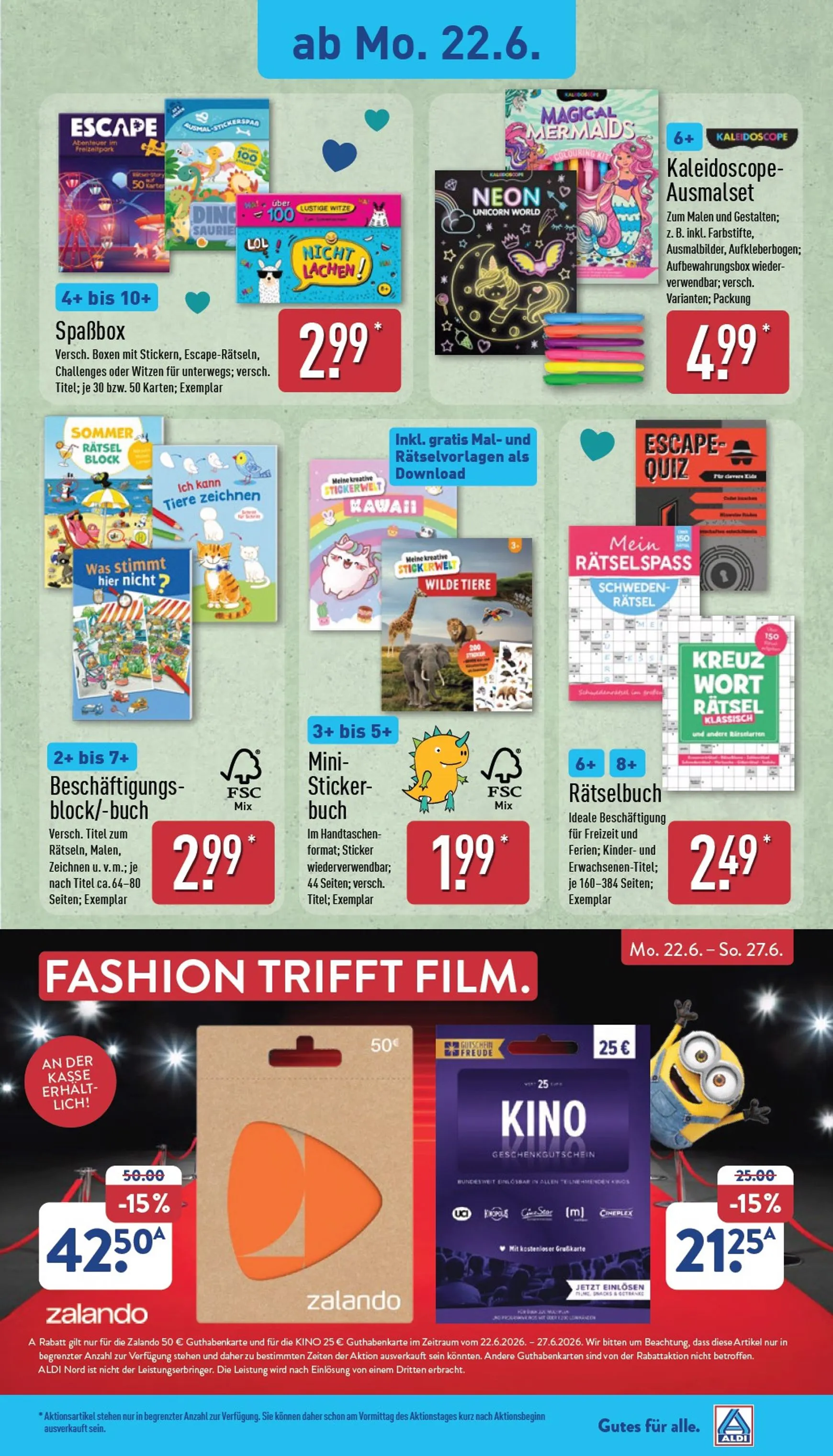 ALDI AUSBLICK von 22. Juni bis 27. Juni 2026 - Prospekt seite 8