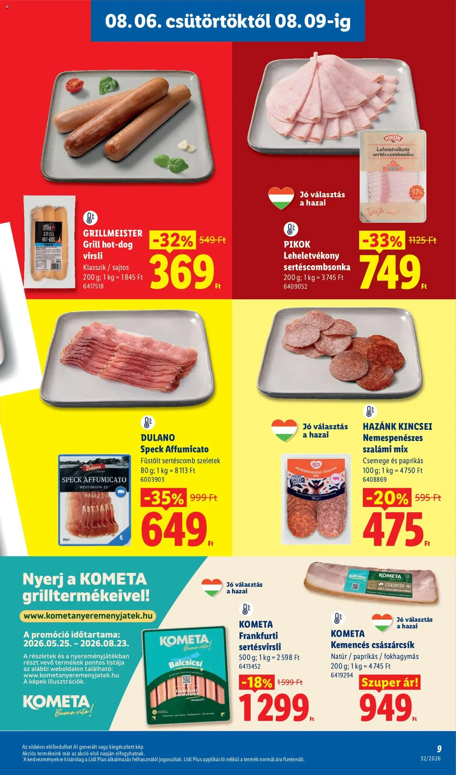 Katalógus Lidl akciós újság - 2026.08.06. -tól/töl > akció, lapozható szórólap 🛍️ augusztus 6.-tól augusztus 12.-ig 2026. - Oldal 9