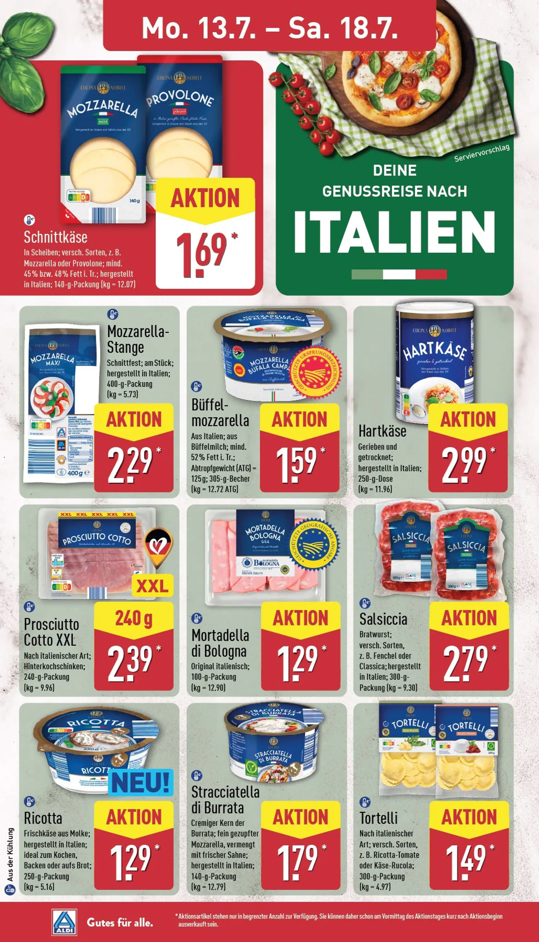 ALDI: Deine Genussreise nach Italien von 13. Juli bis 18. Juli 2026 - Prospekt seite 10