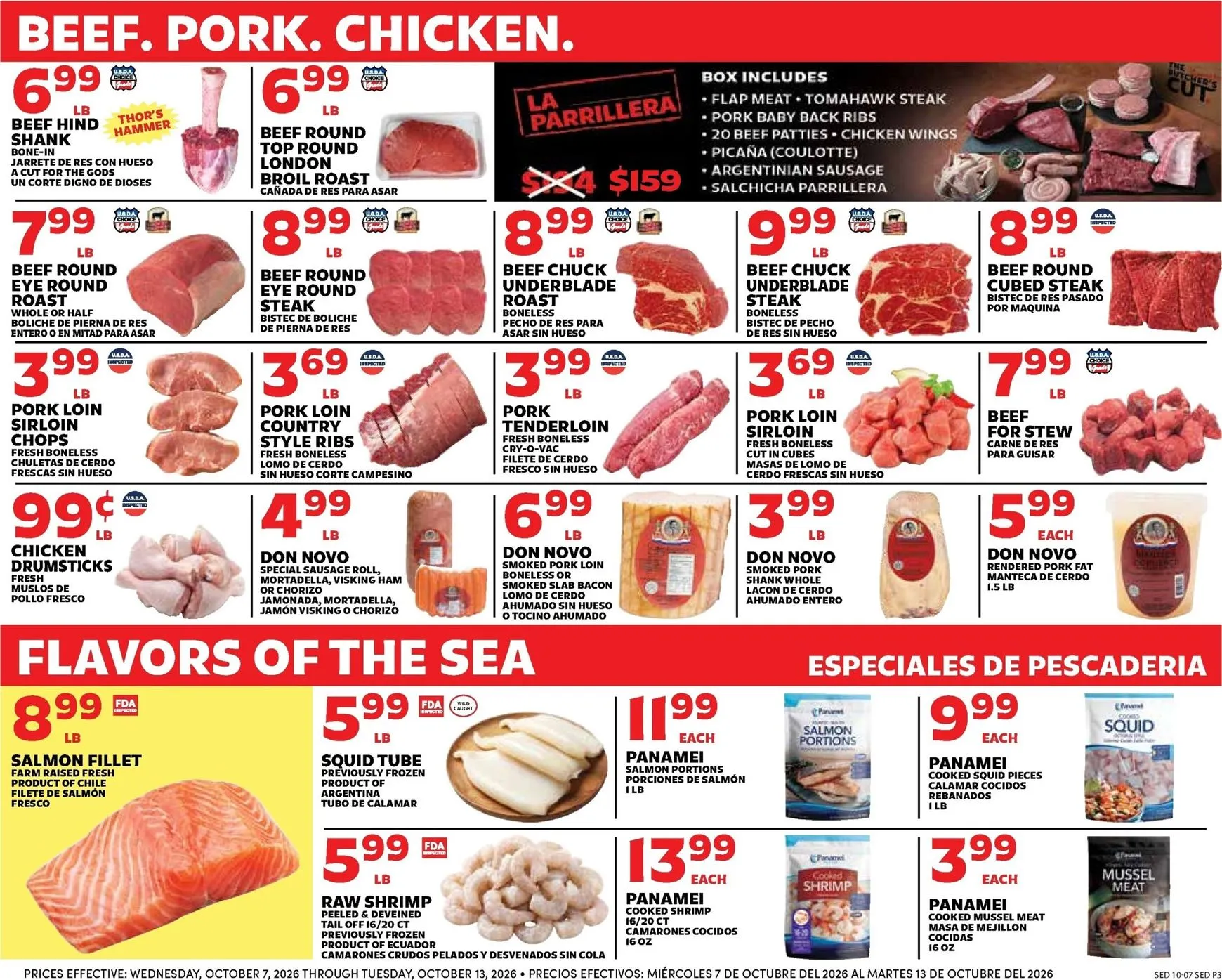 Weekly ad Current Sedano's leaflet valid from Wednesday 10/07/2026 to Tuesday 10/13/2026 from October 7 to October 13 2026 - Page 3