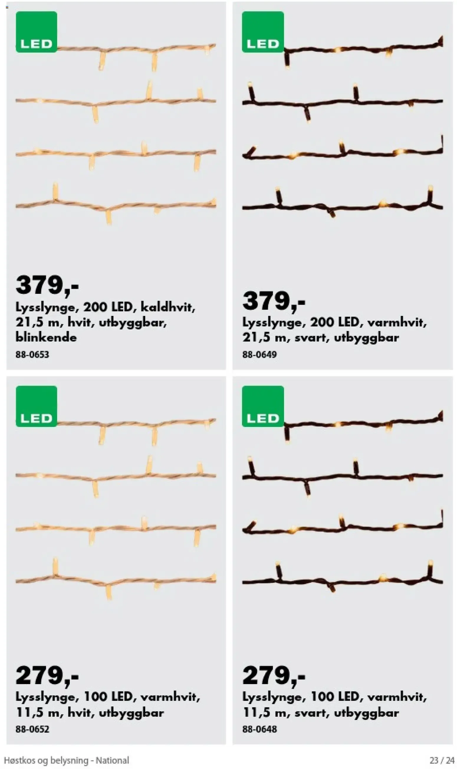 Biltema kundeavis Høstkos og belysning - National (31/08/2026 - 30/09/2026) - Kundeavis og tilbud fra 31. august til 30. september 2026 - kundeavisside 23
