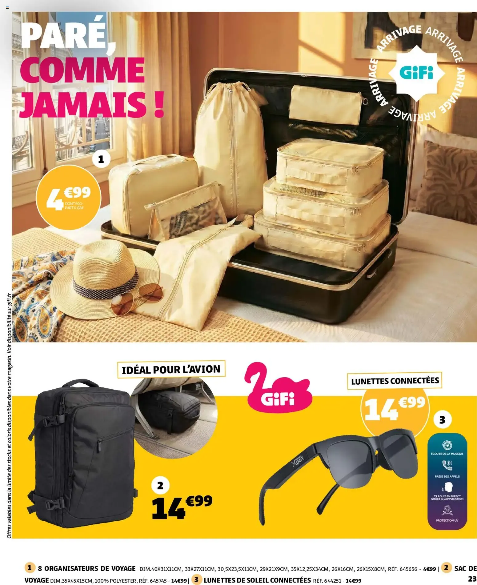 GiFi catalogue à partir du 07/07/2026 - promo en ligne du 7 juillet au 20 juillet 2026 - Catalogue page 23