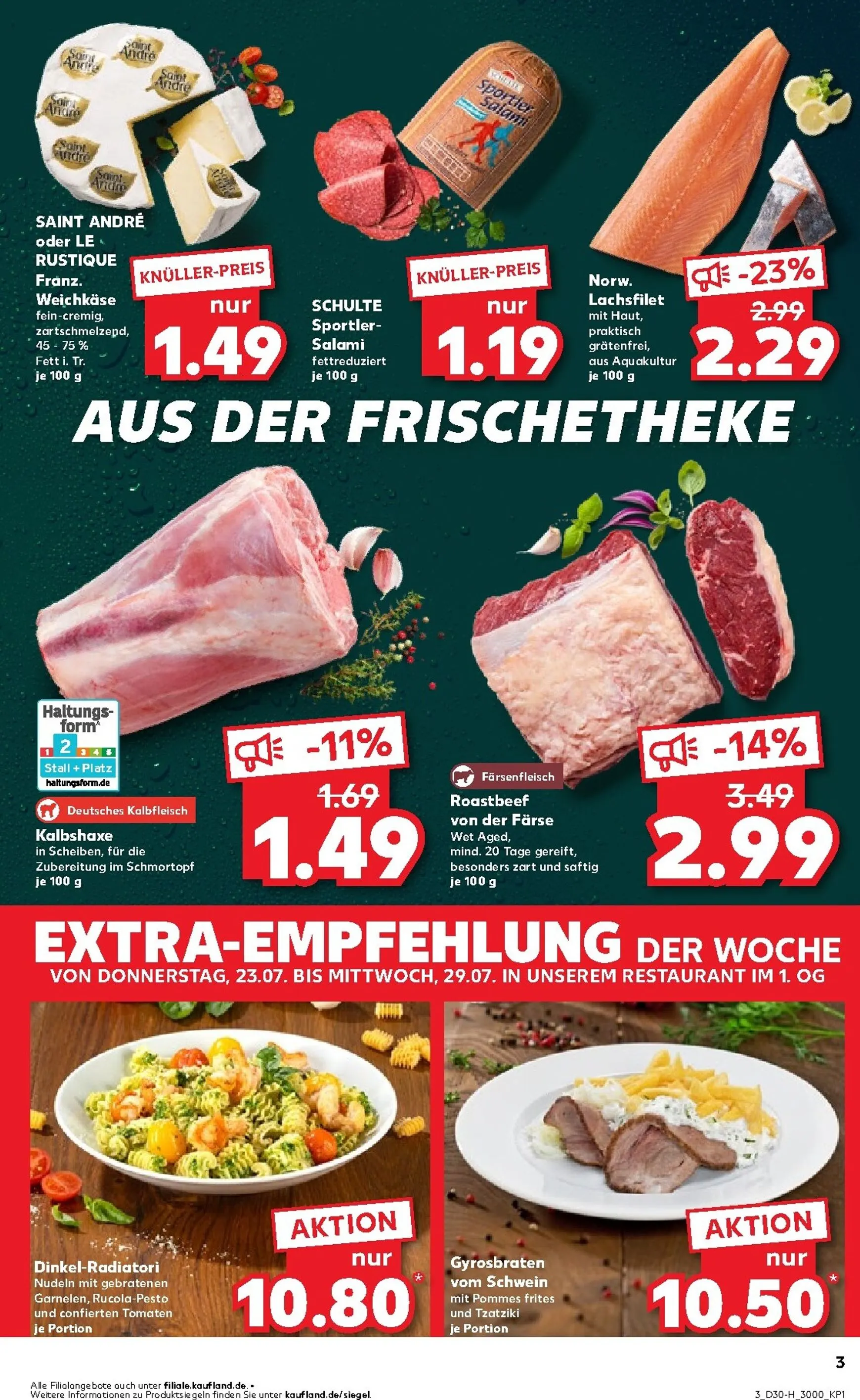 Kaufland Prospekt nächste Woche – von Donnerstag 23.07.2026 bis Mittwoch 29.07.2026 von 23. Juli bis 29. Juli 2026 - Prospekt seite 3