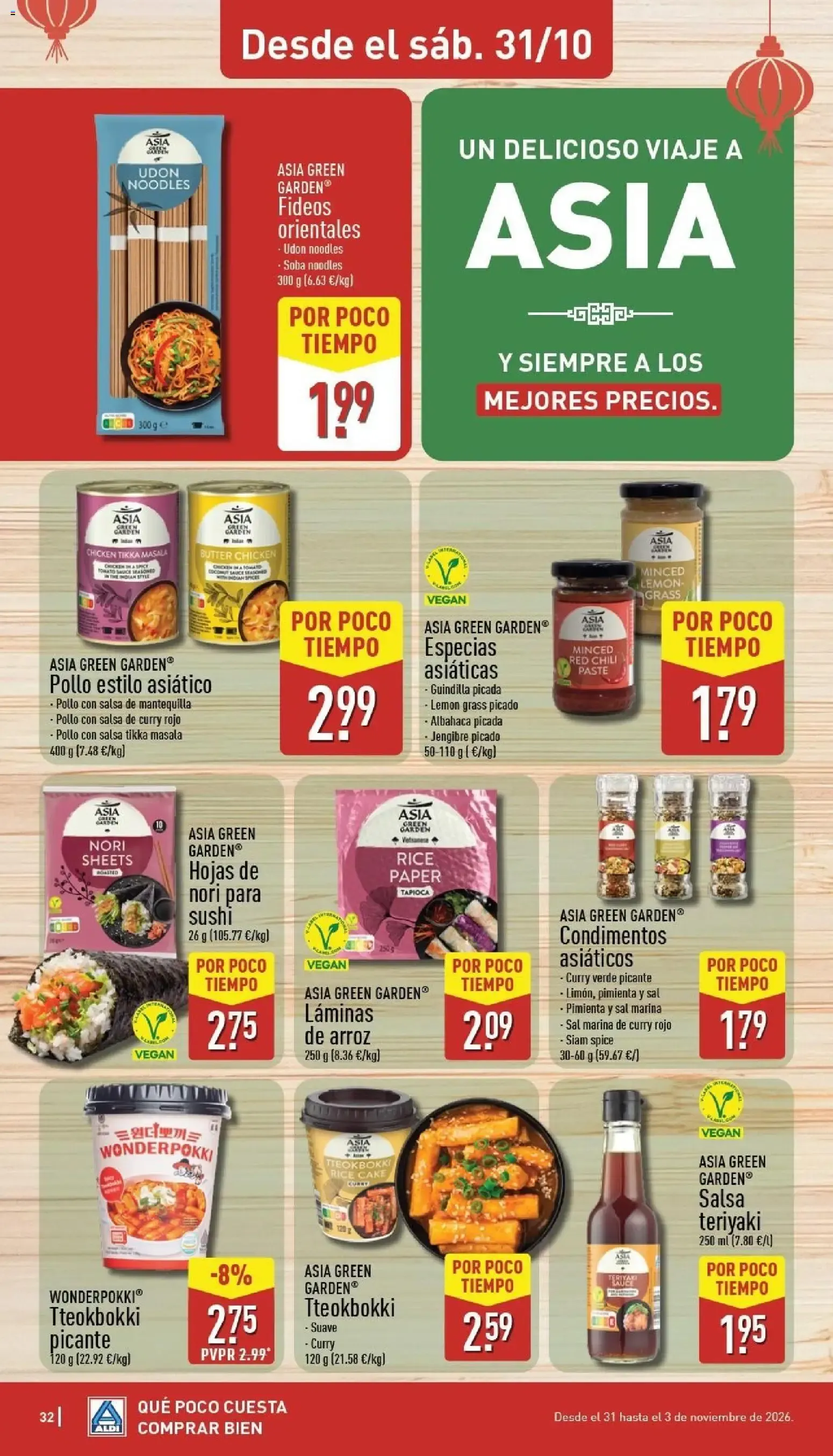 Catálogo de Aldi: El súper que más baja los precios de los frescos 26 de octubre al 1 de noviembre 2026 - Página 32