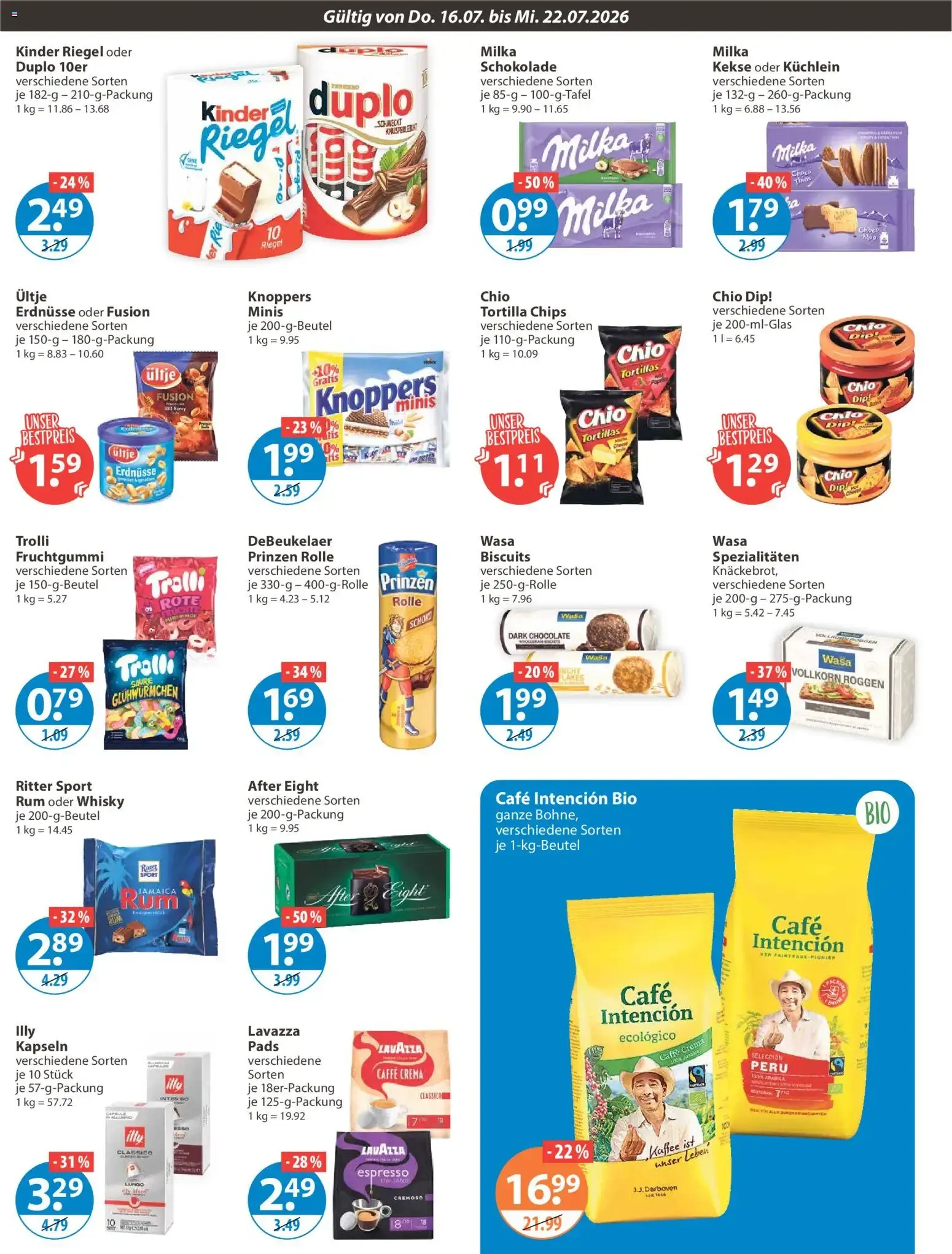Angebote V-Markt Angebote (ab 16.07.2026) von 16. Juli bis 22. Juli 2026 - Prospekt seite 8
