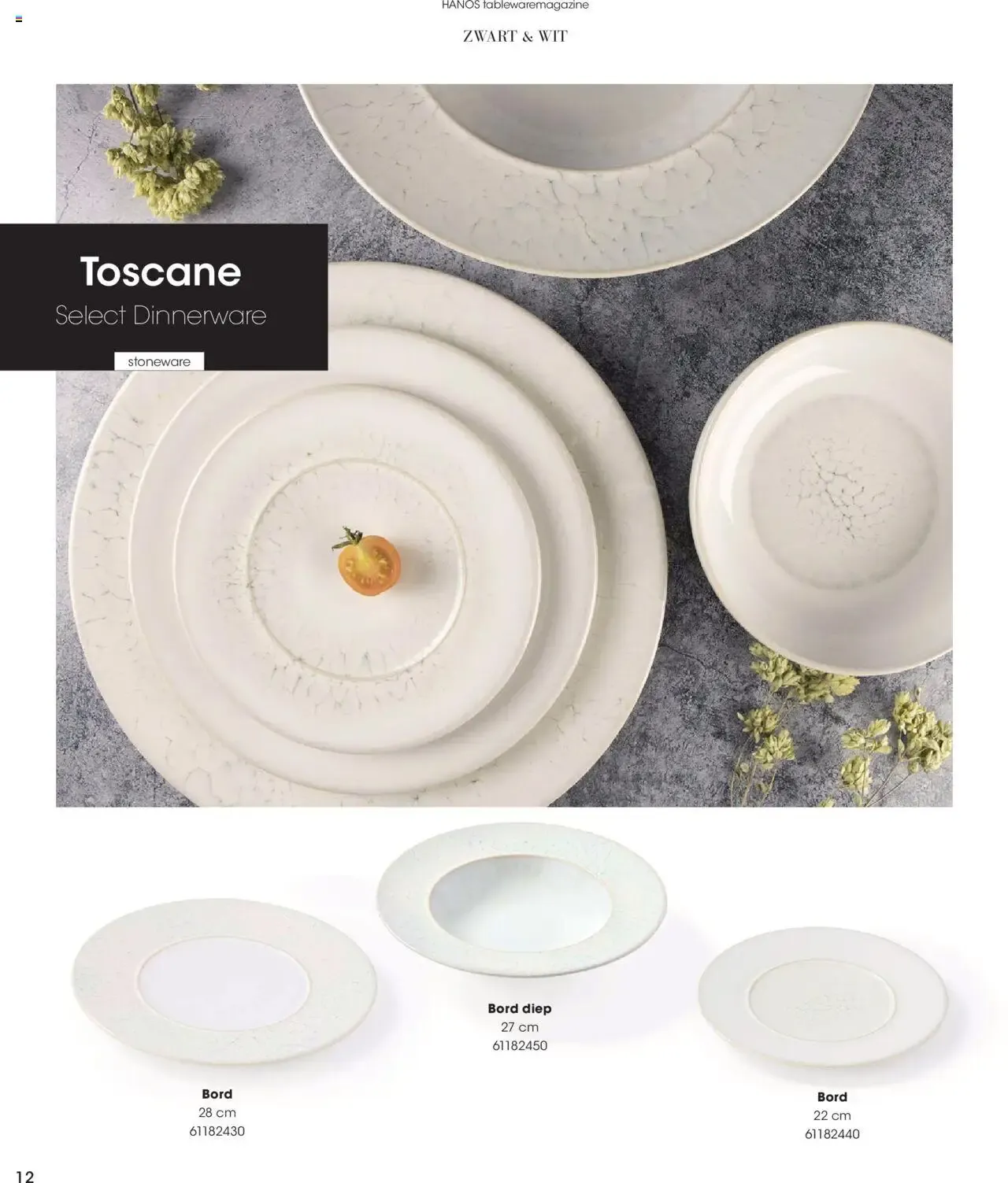Hét TABLEWARE magazine voor de horeca van 1 september tot 31 december 2026 - Folder pagina 12
