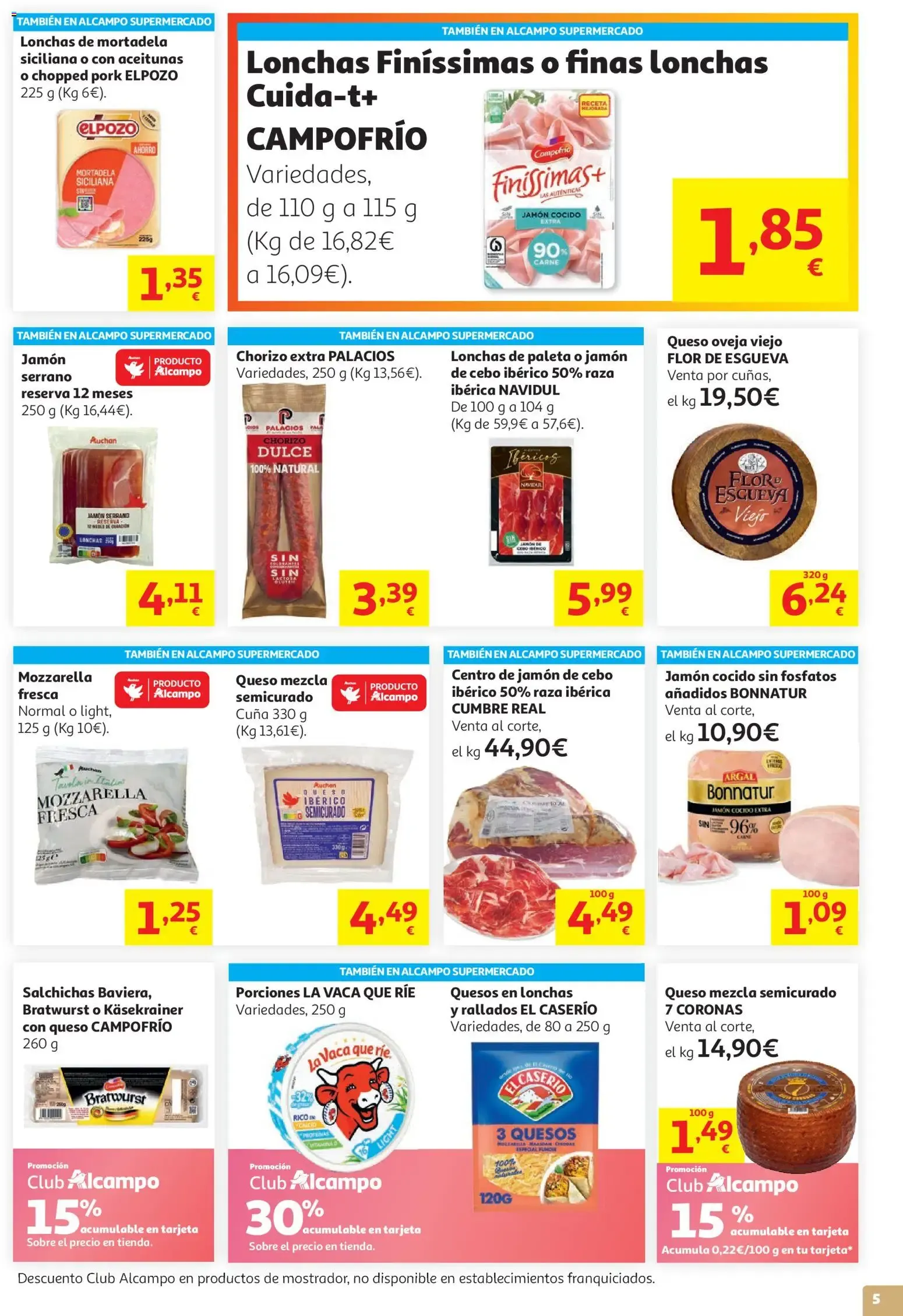 Catálogo de Alcampo: Campaña 'Come fácil en verano' 29 de julio al 12 de agosto 2026 - Página 5