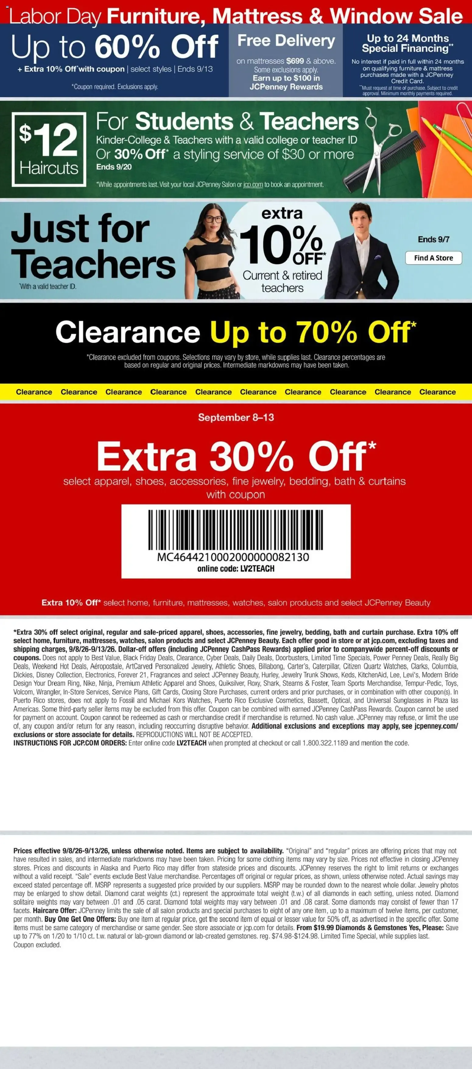 Weekly ad JCPenney: New arrivals—fall fashion is here! Now Trending Event from September 8 to September 13 2026 - Page 9