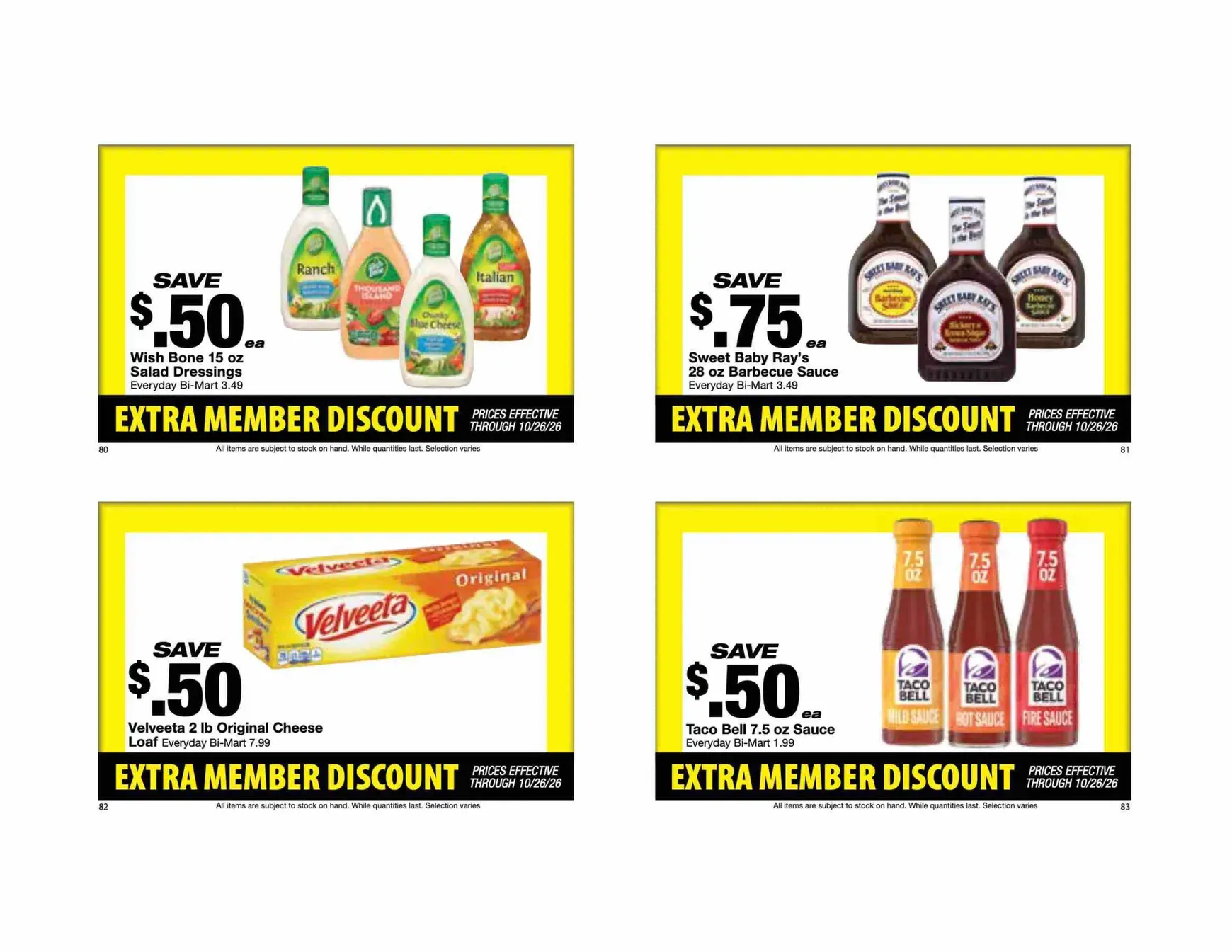 Weekly ad Current Bi-Mart - Extra member discount leaflet valid from Tuesday 10/13/2026 to Monday 10/26/2026 from October 13 to October 26 2026 - Page 22