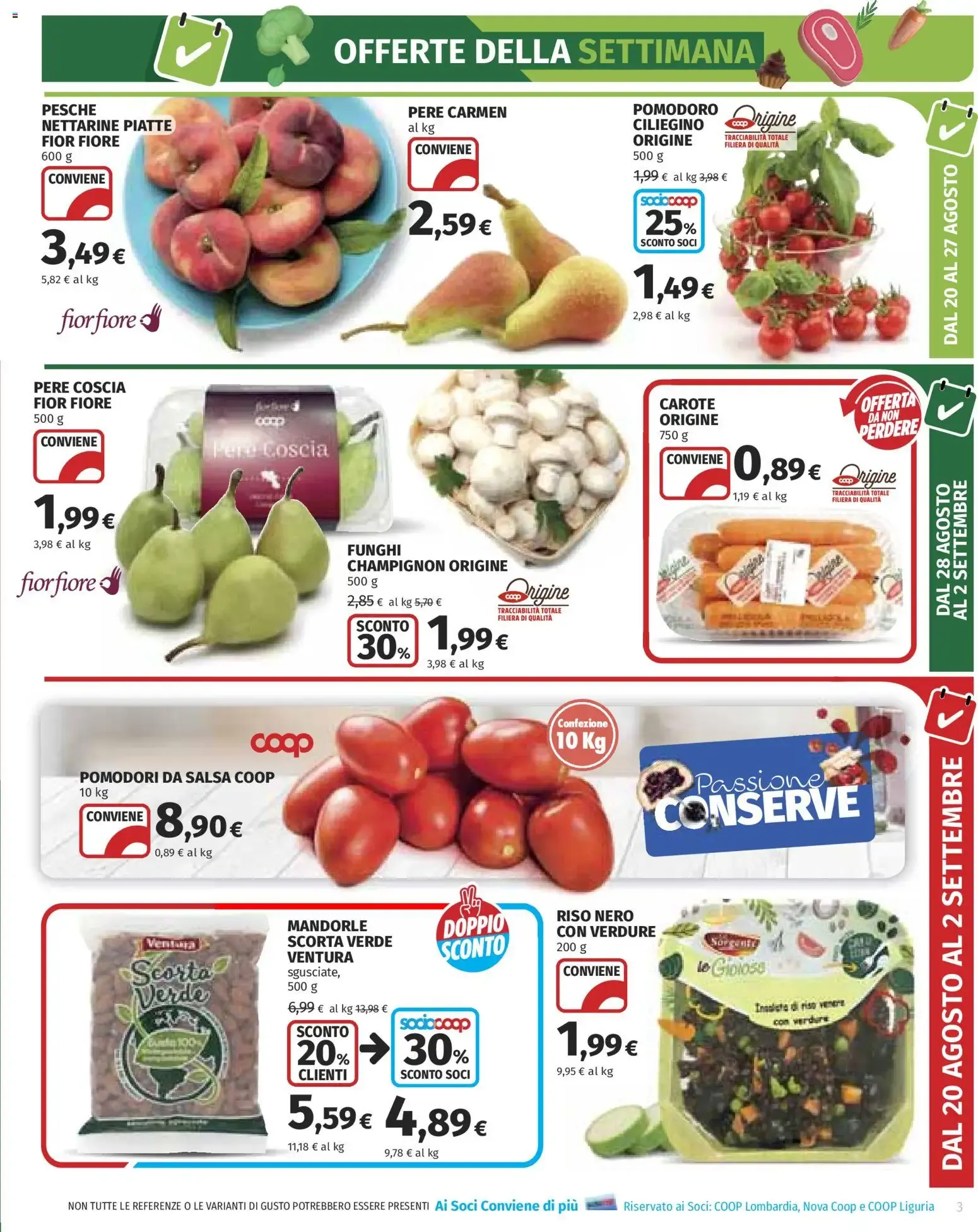 Volantino COOP Anteprima dal 20/08/2026 > NUOVO Promozioni da 20 agosto a 2 settembre di 2026 - Pagina del volantino 3