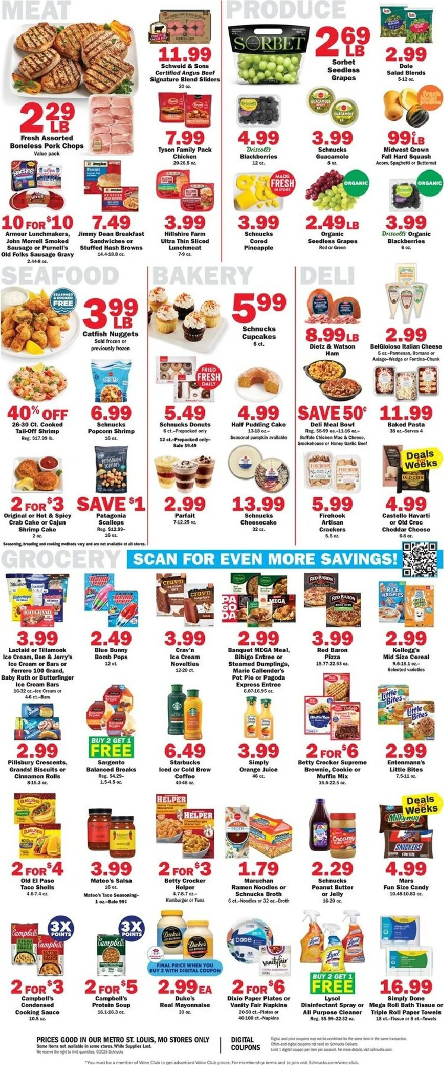 Weekly ad Current Schnucks leaflet valid from Wednesday 09/16/2026 to Tuesday 09/22/2026 from September 16 to September 22 2026 - Page 4