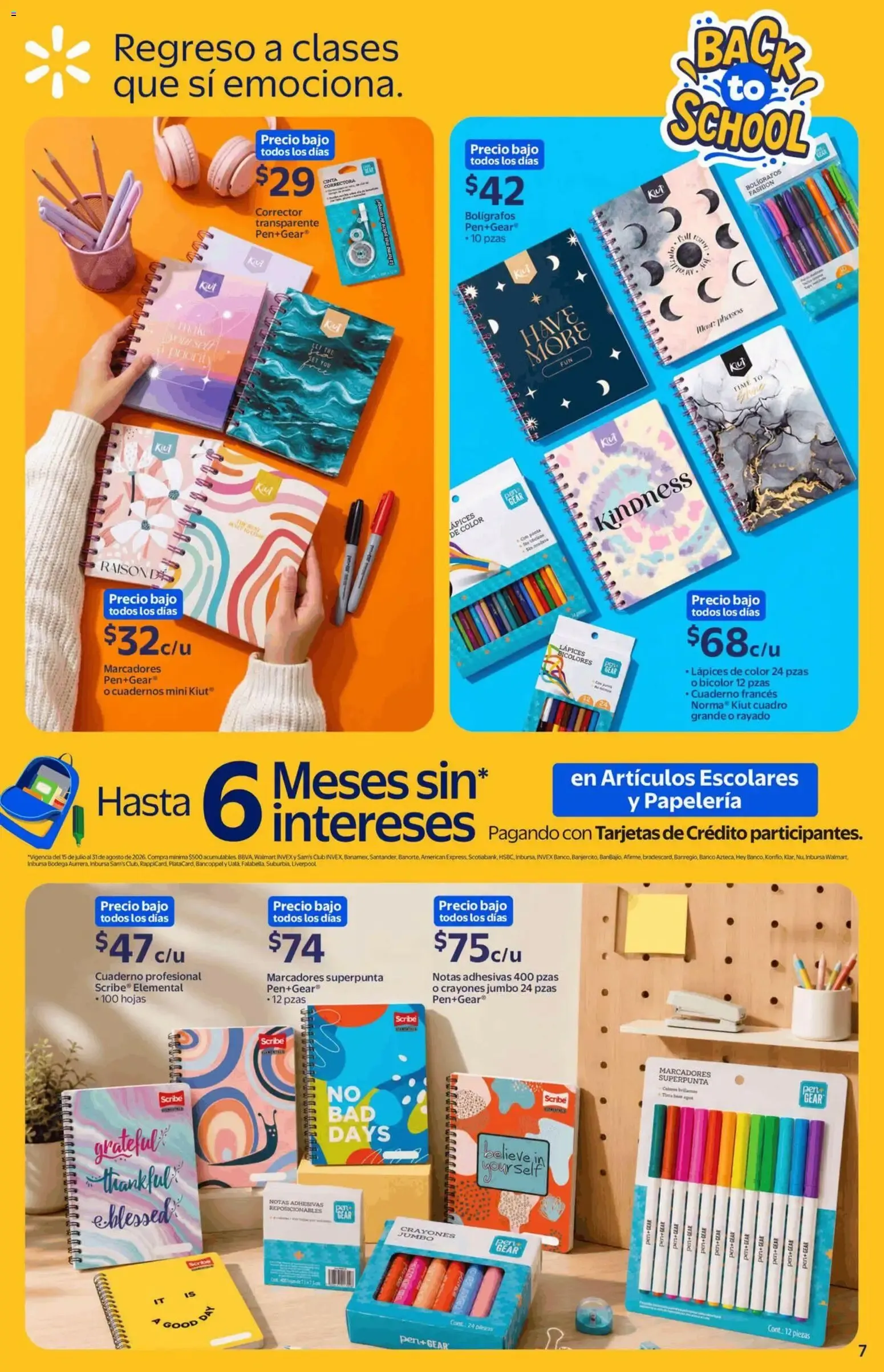 Catálogo de Walmart folleto Back to School (13/08/2026 - 16/09/2026) - catálogo en línea 13 de agosto al 16 de septiembre 2026 - Pagina 7