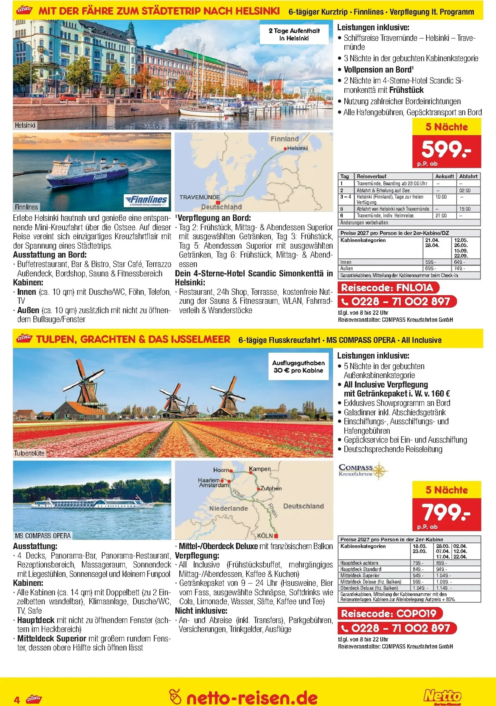 Netto Marken Discount - Reisen Prospekt – von Donnerstag 01.10.2026 bis Samstag 31.10.2026 von 1. Oktober bis 31. Oktober 2026 - Prospekt seite 4
