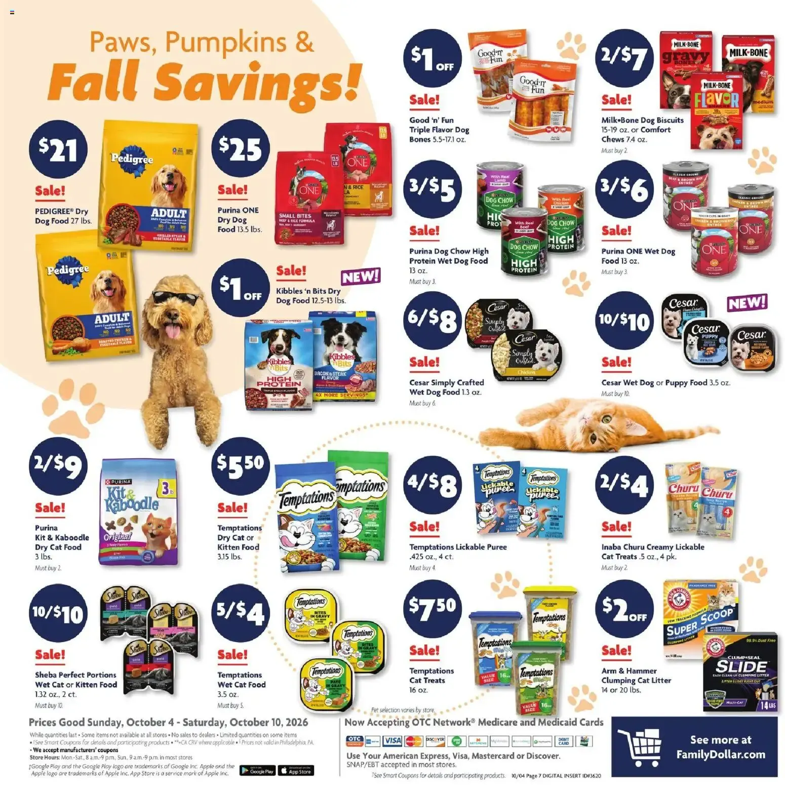 Weekly promotion Family Dollar Weekly Ad (10/04 - 10/12 2026) - Flyer spanning from October 4 to October 12 2026 - Page 13 for Catalogue 365