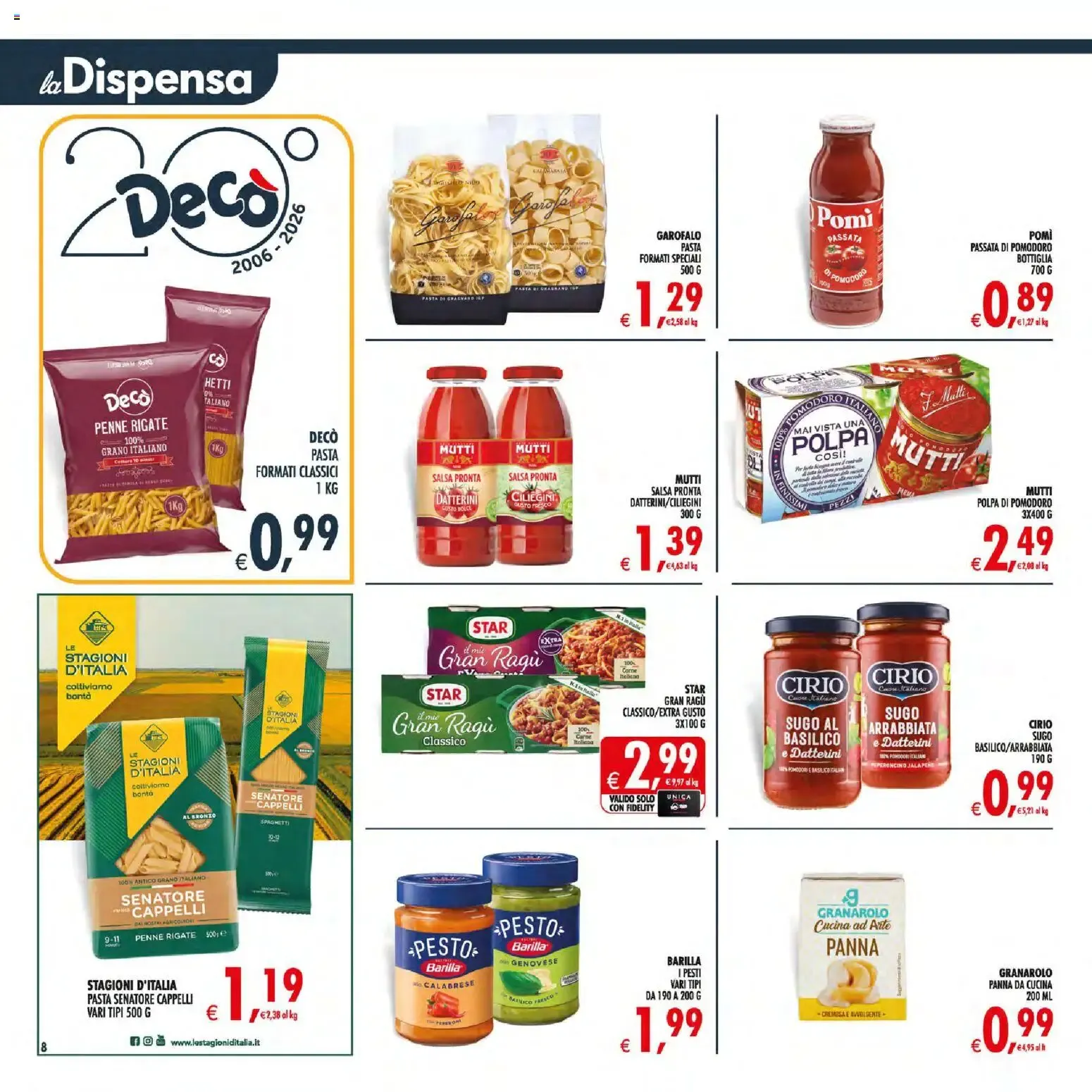 Nuovo Decò volantino Maxistore, Supermercati Lipari dal 30/06/2026 > offerte anteprima 🛍️ da 30 giugno a 9 luglio di 2026 - Pagina del volantino 8