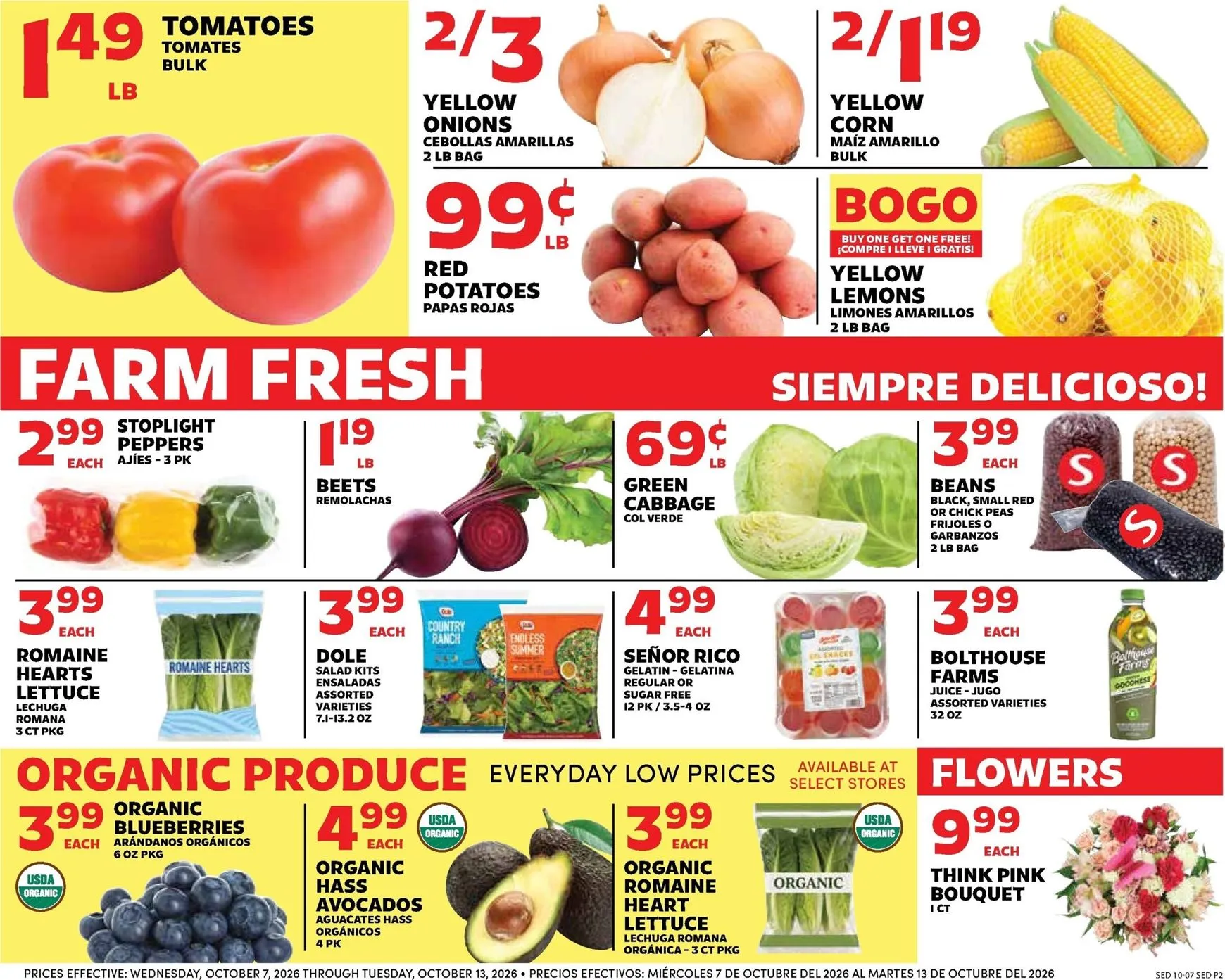 Weekly promotion Current Sedano's leaflet valid from Wednesday 10/07/2026 to Tuesday 10/13/2026 spanning from October 7 to October 13 2026 - Page 2 for Catalogue 365