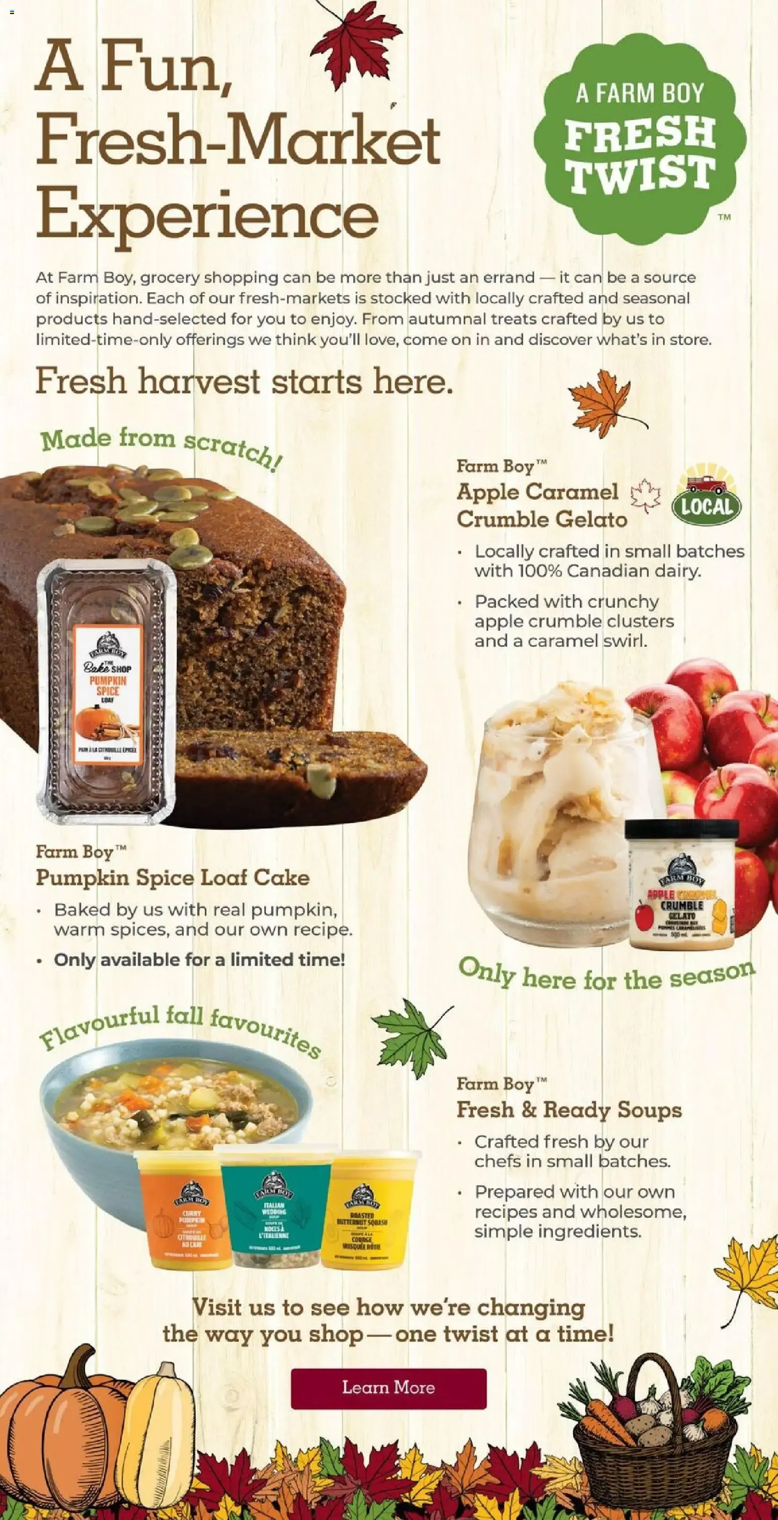THANKSGIVING DINNERS from September 24 to September 30 2026 - flyer page 14