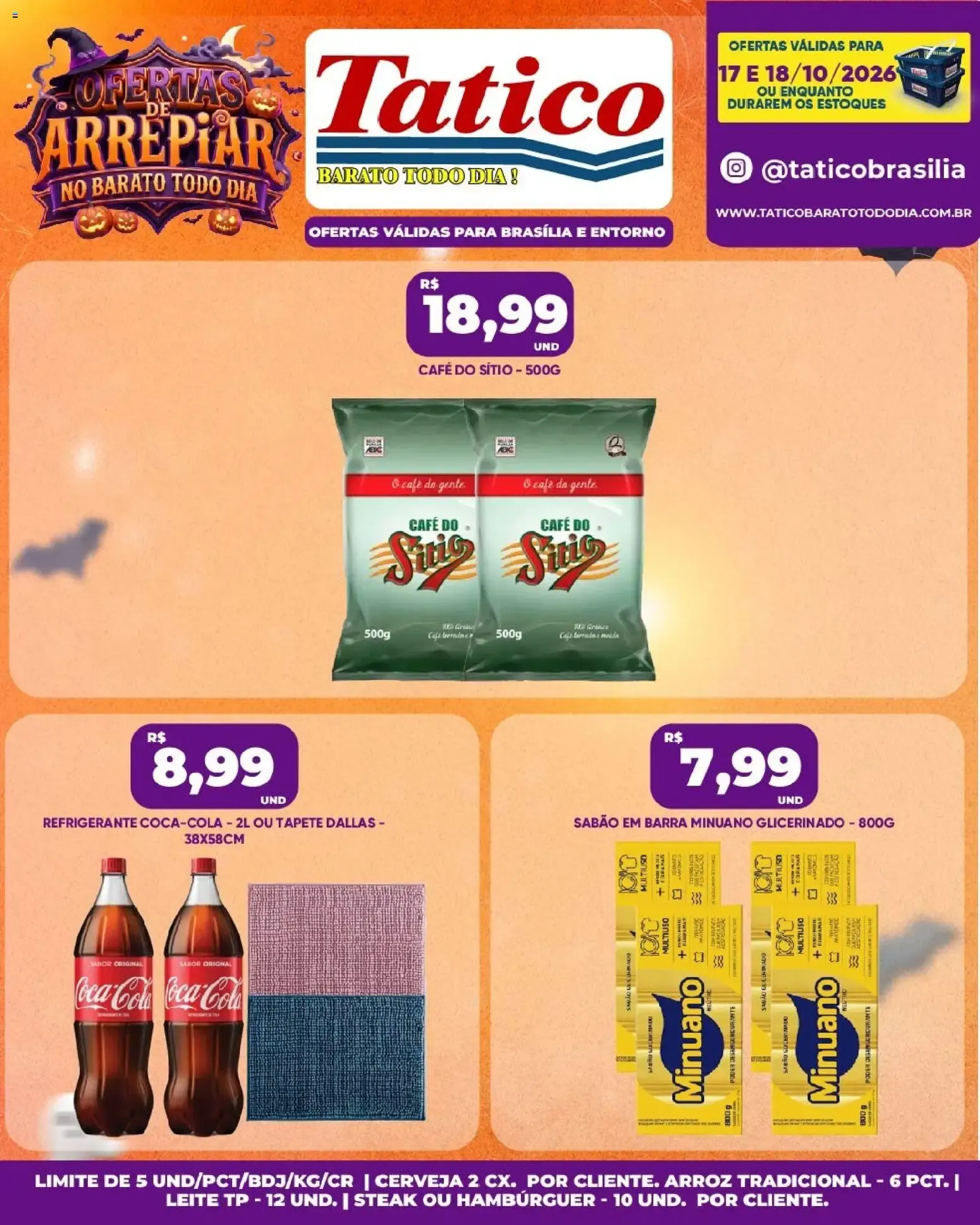 Encarte de Tatico ofertas Fim de Semana de 17/10/2026 | Promoções Online 17 de outubro até 18 de outubro 2026 - Pagina 9