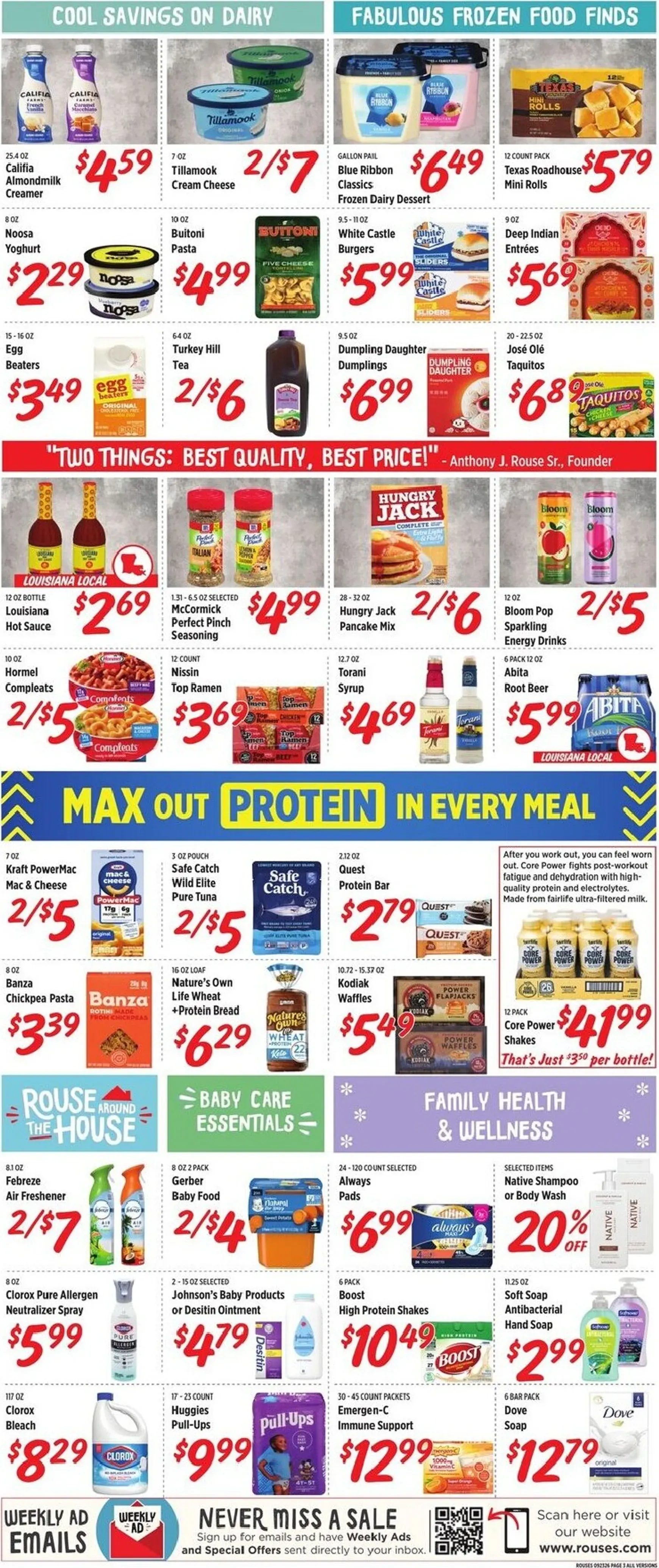 Weekly ad Current Rouses Markets leaflet valid from Wednesday 09/23/2026 to Wednesday 09/30/2026 from September 23 to September 30 2026 - Page 6