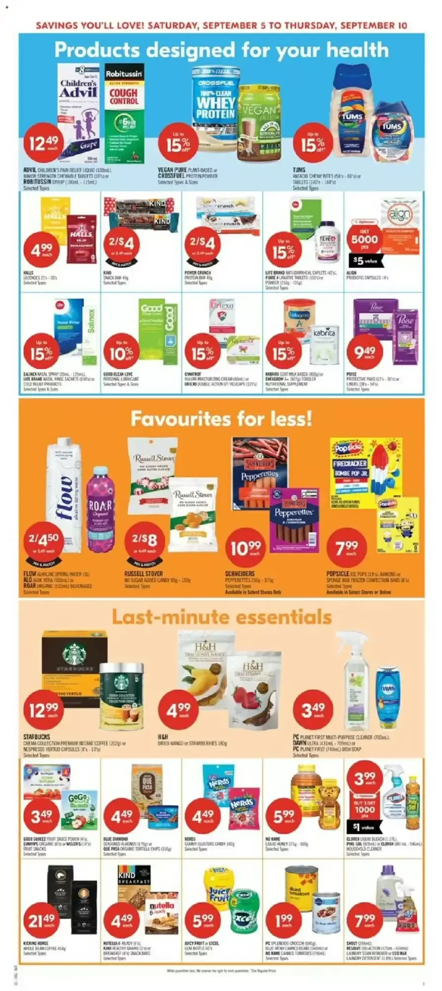Shoppers Drug Mart flyer week 36 from September 5 to September 10 2026 - flyer page 16